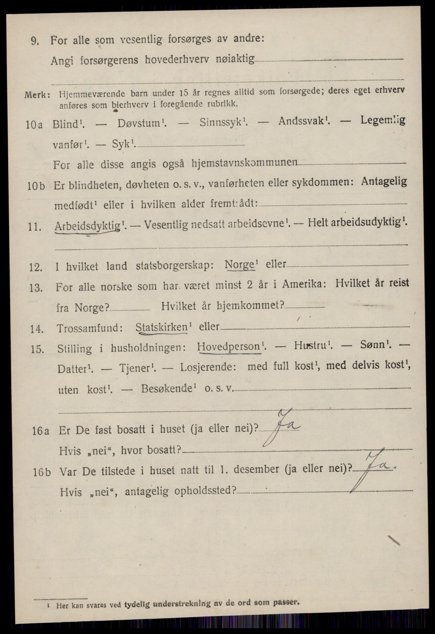 SAT, 1920 census for Bolsøy, 1920, p. 1616