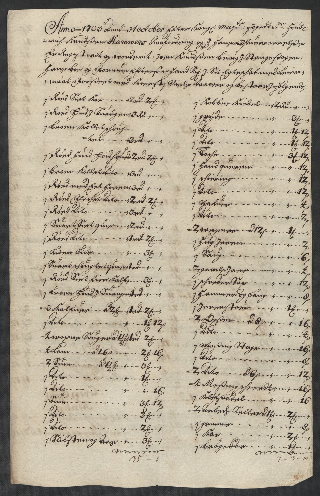 Rentekammeret inntil 1814, Reviderte regnskaper, Fogderegnskap, AV/RA-EA-4092/R16/L1041: Fogderegnskap Hedmark, 1703-1704, p. 83