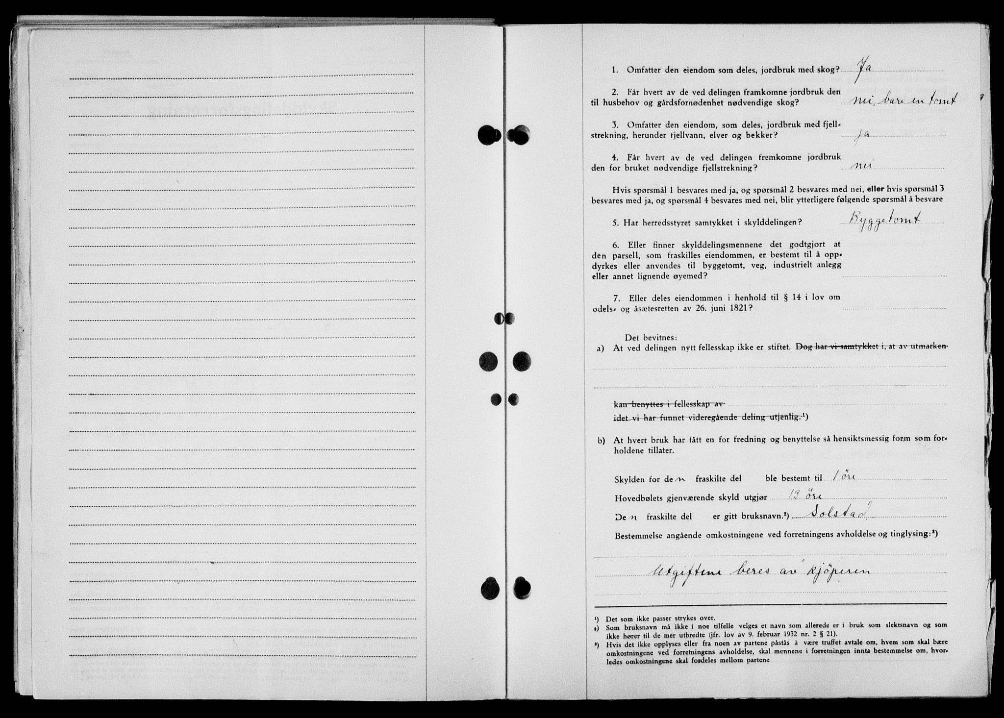 Lofoten sorenskriveri, SAT/A-0017/1/2/2C/L0021a: Mortgage book no. 21a, 1949-1949, Diary no: : 1969/1949