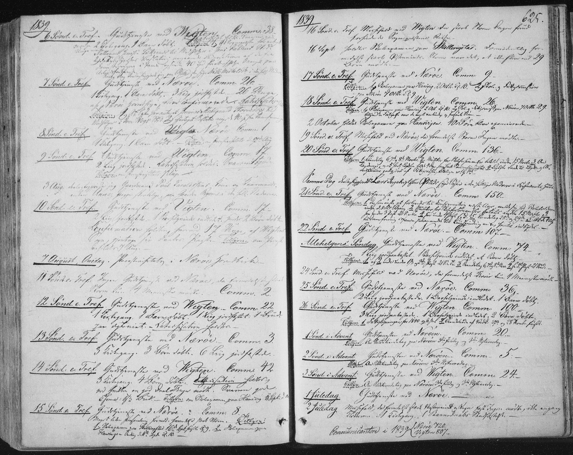 Ministerialprotokoller, klokkerbøker og fødselsregistre - Nord-Trøndelag, SAT/A-1458/784/L0669: Parish register (official) no. 784A04, 1829-1859, p. 625