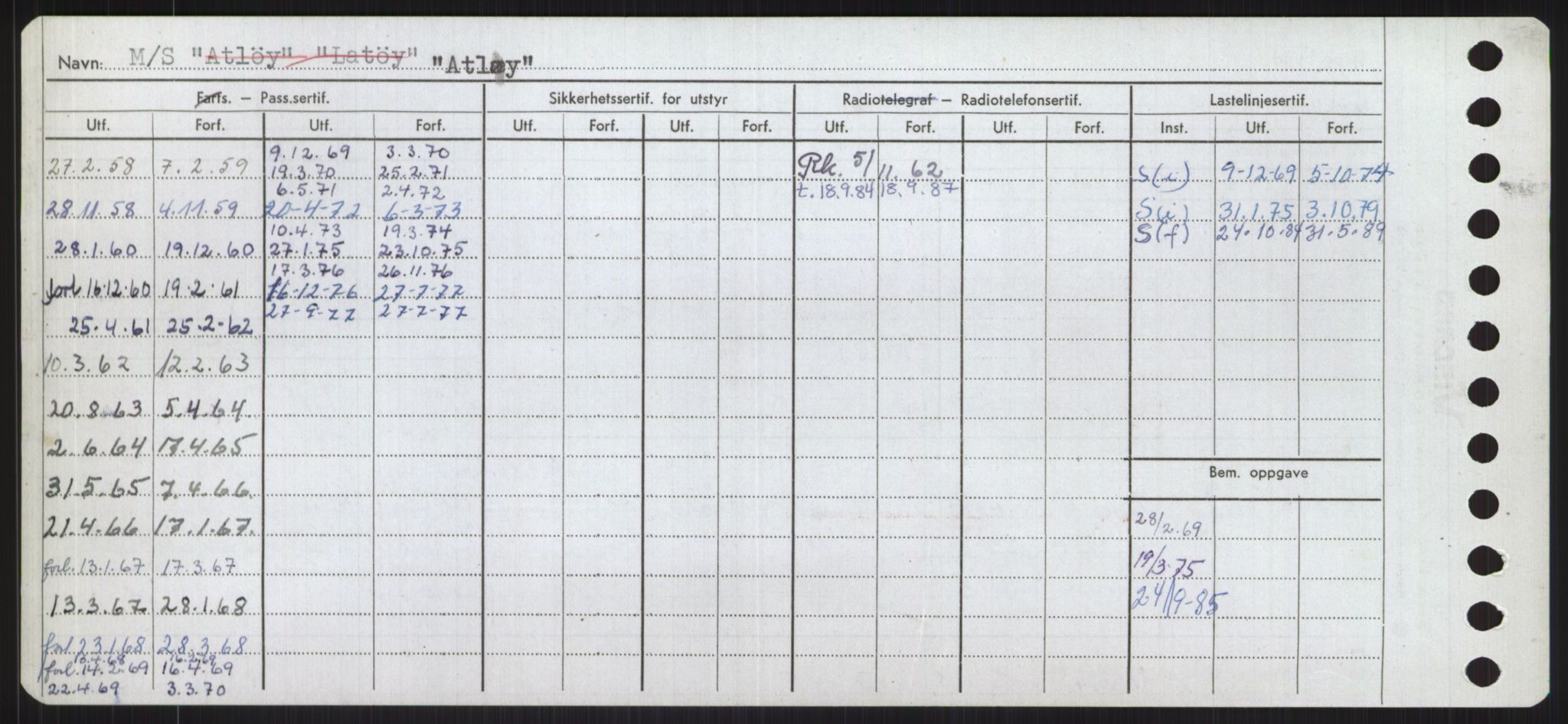 Sjøfartsdirektoratet med forløpere, Skipsmålingen, RA/S-1627/H/Ha/L0001/0001: Fartøy, A-Eig / Fartøy A-Bjøn, p. 496