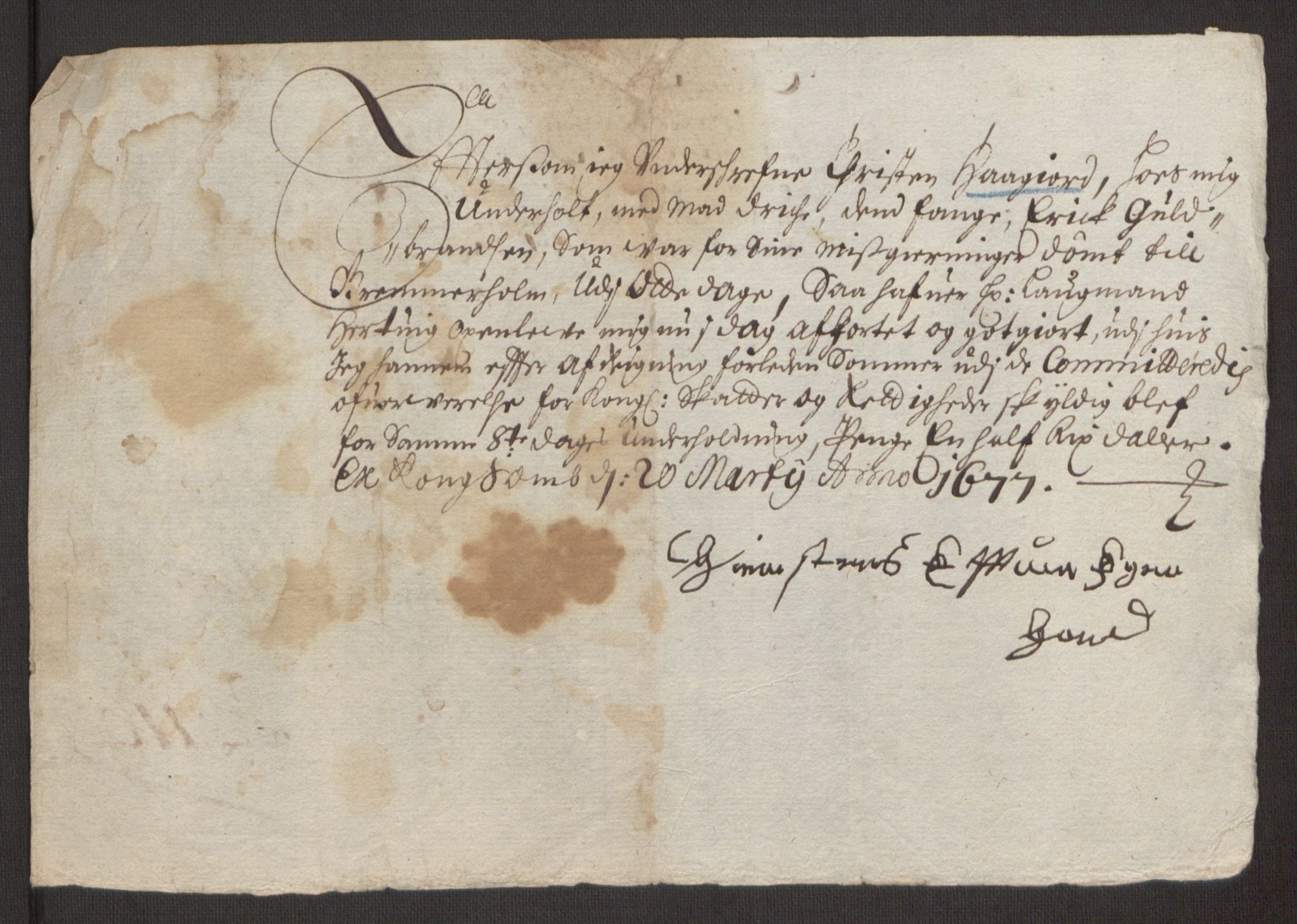 Rentekammeret inntil 1814, Reviderte regnskaper, Fogderegnskap, AV/RA-EA-4092/R32/L1844: Fogderegnskap Jarlsberg grevskap, 1674-1675, p. 251