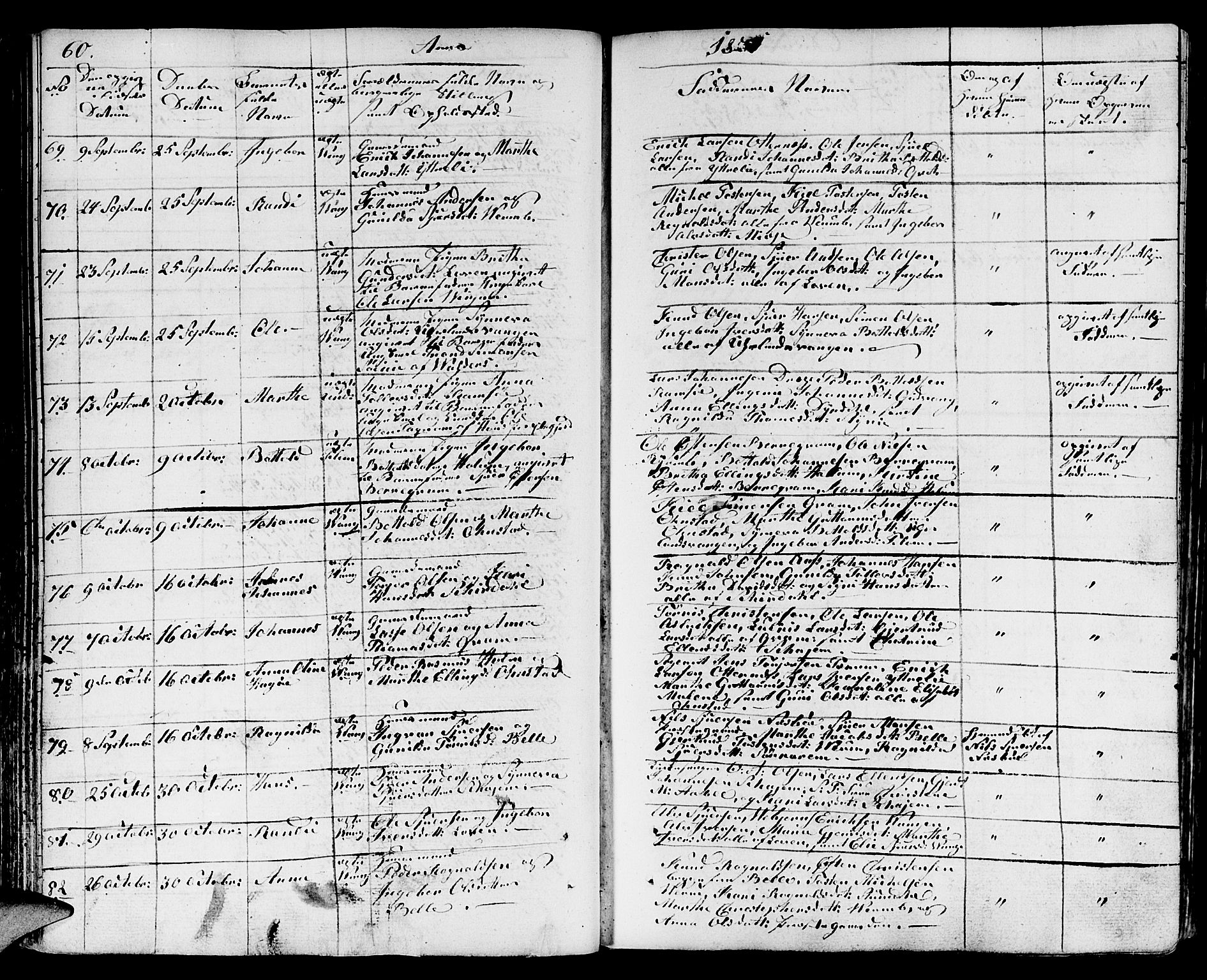 Aurland sokneprestembete, SAB/A-99937/H/Ha/Haa/L0006: Parish register (official) no. A 6, 1821-1859, p. 60