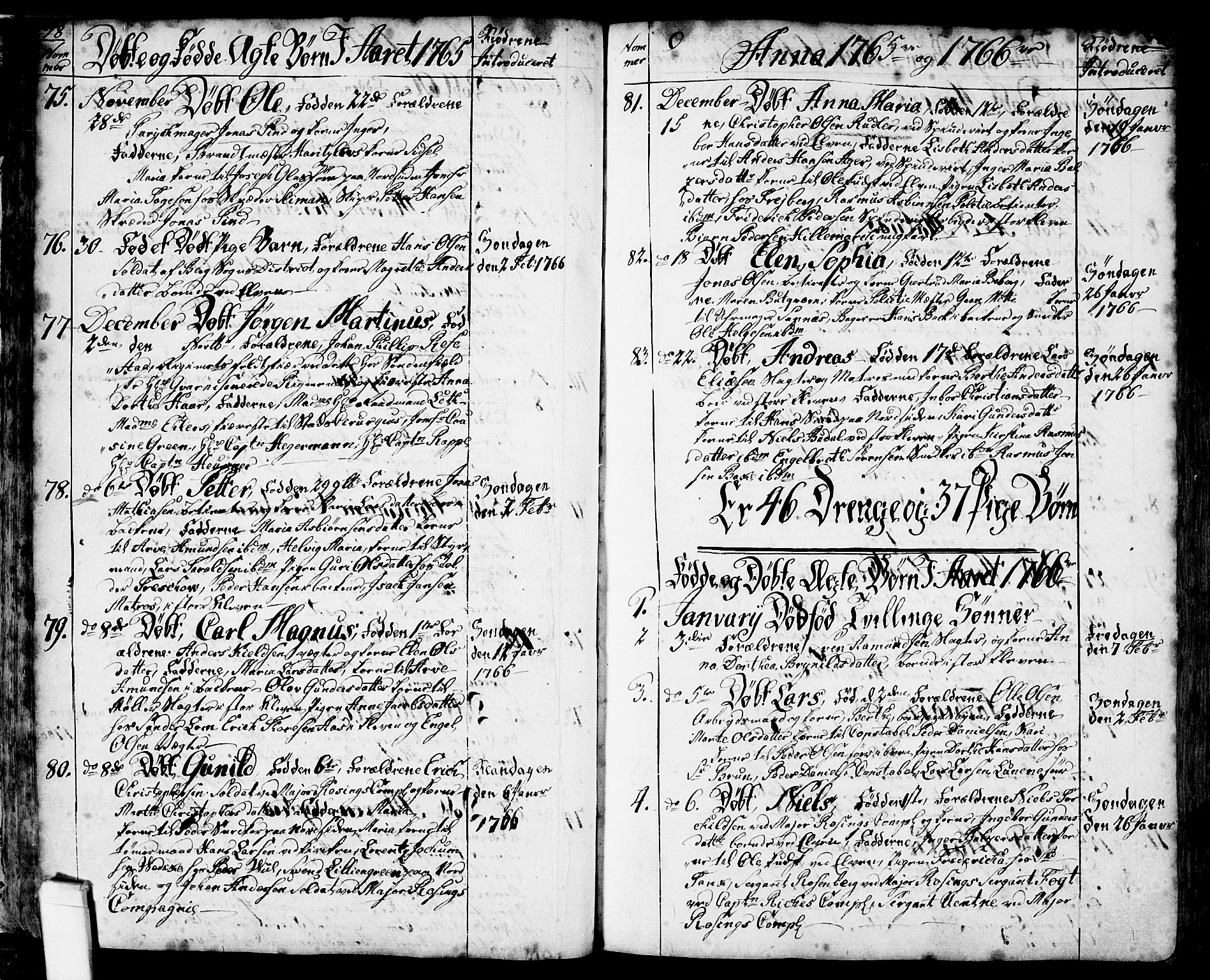 Halden prestekontor Kirkebøker, SAO/A-10909/F/Fa/L0001: Parish register (official) no. I 1, 1758-1791, p. 78-79