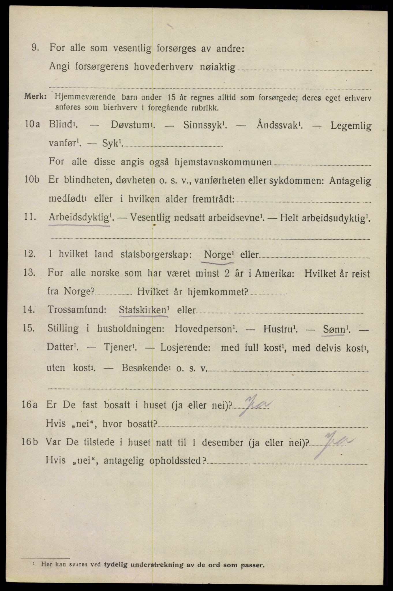 SAO, 1920 census for Høland, 1920, p. 12722