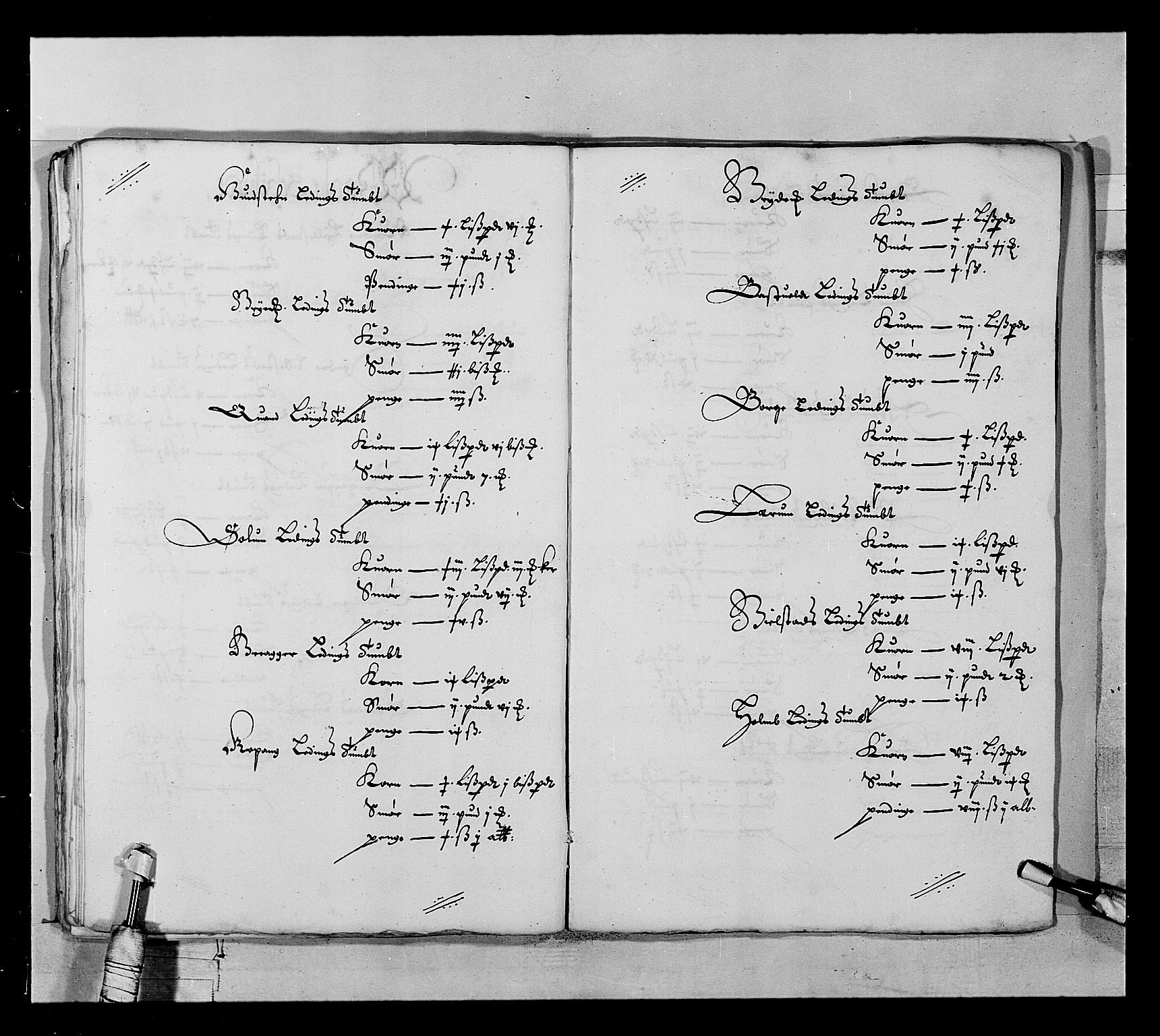 Stattholderembetet 1572-1771, AV/RA-EA-2870/Ek/L0022/0003: Jordebøker 1633-1658: / To jordebøker over viss rente i Tønsberg len, 1633-1647, p. 57