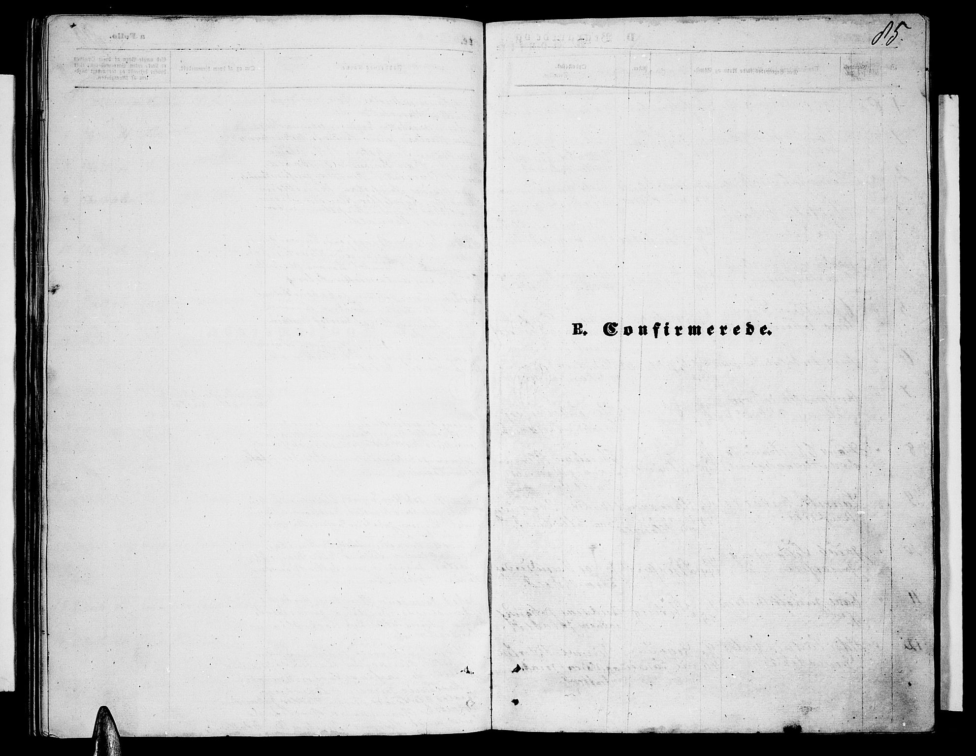 Ministerialprotokoller, klokkerbøker og fødselsregistre - Nordland, SAT/A-1459/880/L1140: Parish register (copy) no. 880C02, 1861-1875, p. 85