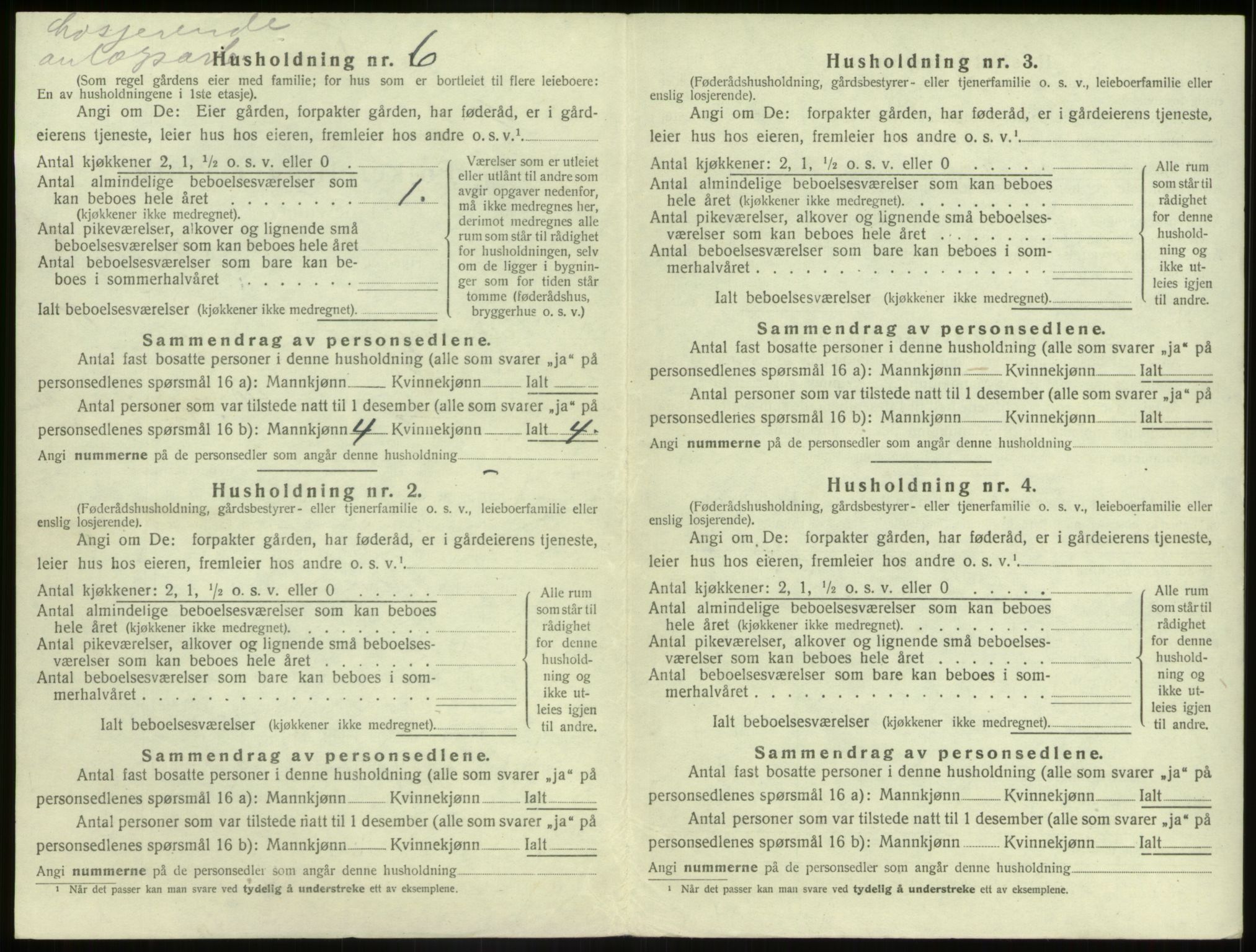 SAB, 1920 census for Bremanger, 1920, p. 756