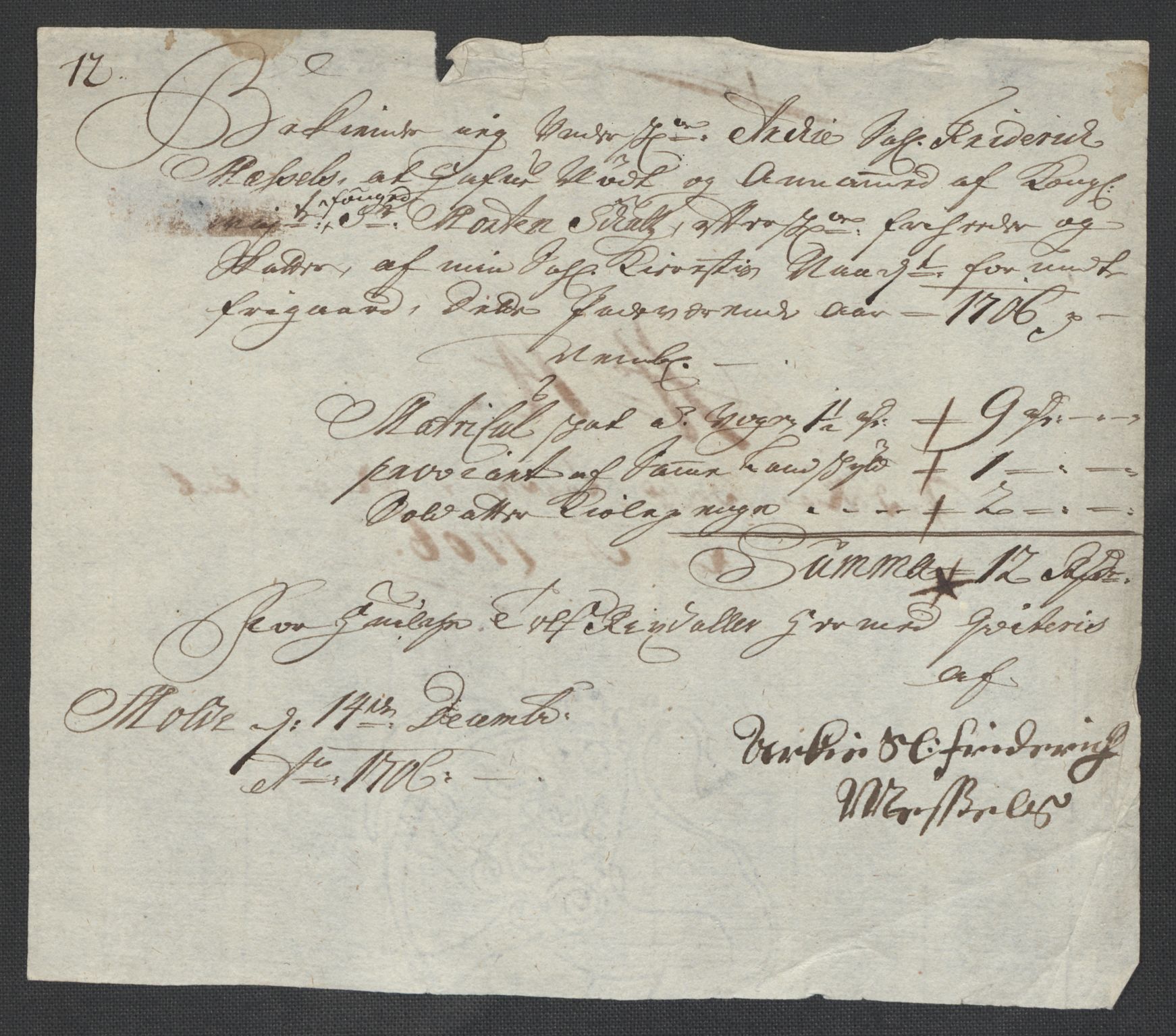 Rentekammeret inntil 1814, Reviderte regnskaper, Fogderegnskap, AV/RA-EA-4092/R55/L3657: Fogderegnskap Romsdal, 1706, p. 127