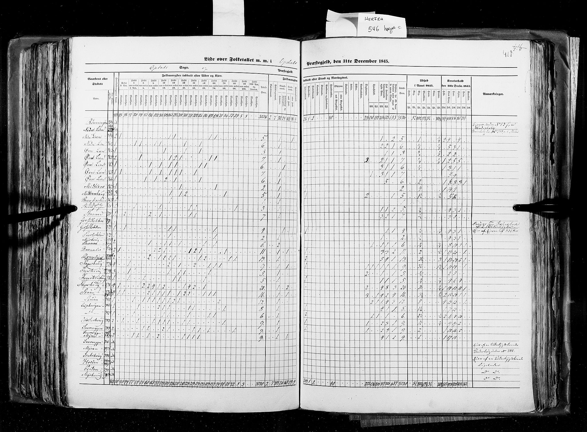 RA, Census 1845, vol. 8: Romsdal amt og Søndre Trondhjems amt, 1845, p. 428