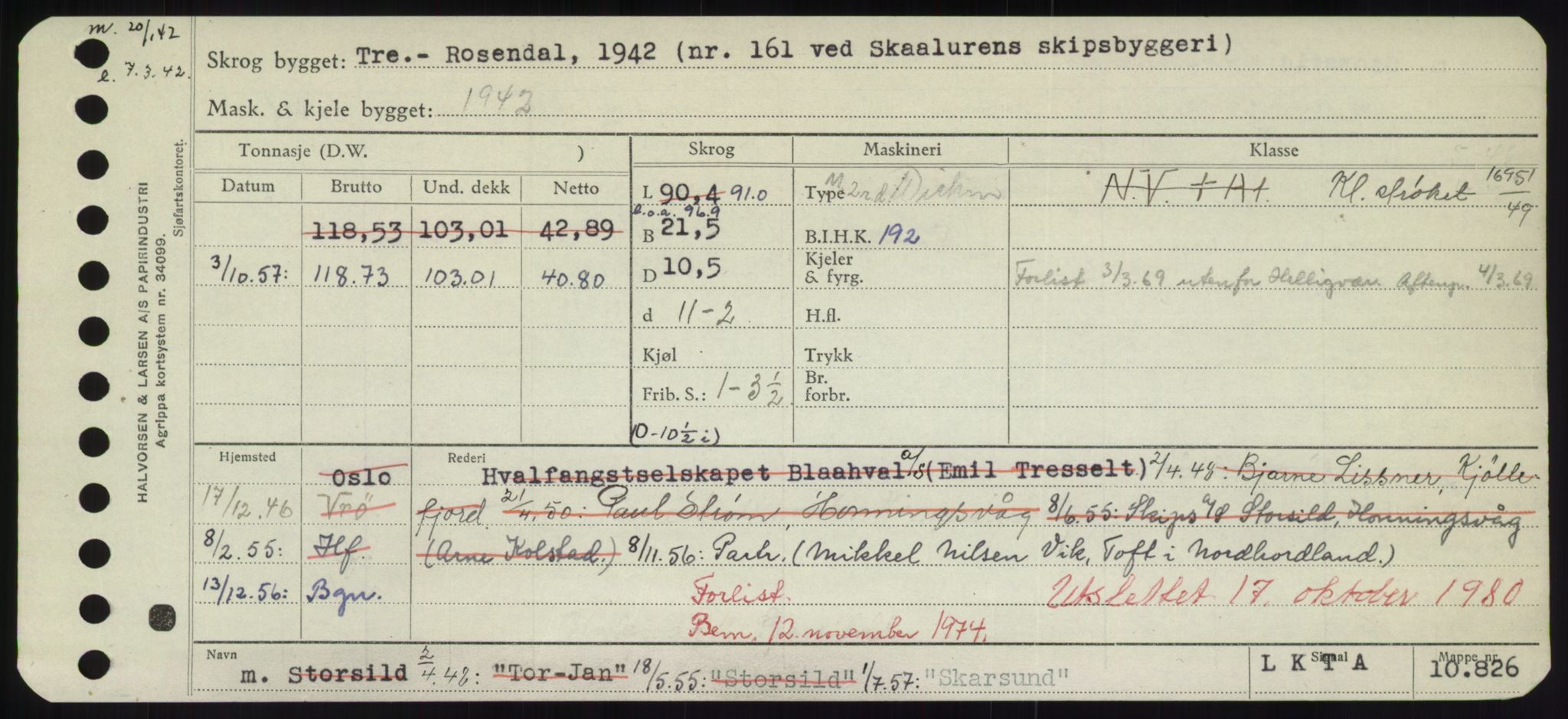 Sjøfartsdirektoratet med forløpere, Skipsmålingen, RA/S-1627/H/Hd/L0034: Fartøy, Sk-Slå, p. 77