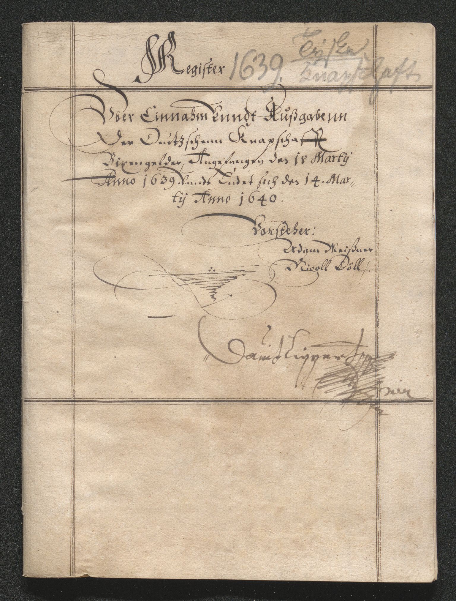 Kongsberg Sølvverk 1623-1816, AV/SAKO-EA-3135/001/D/Di/Dib/L0004: Regnskaper for knappschaftkassen , 1630-1663, p. 54