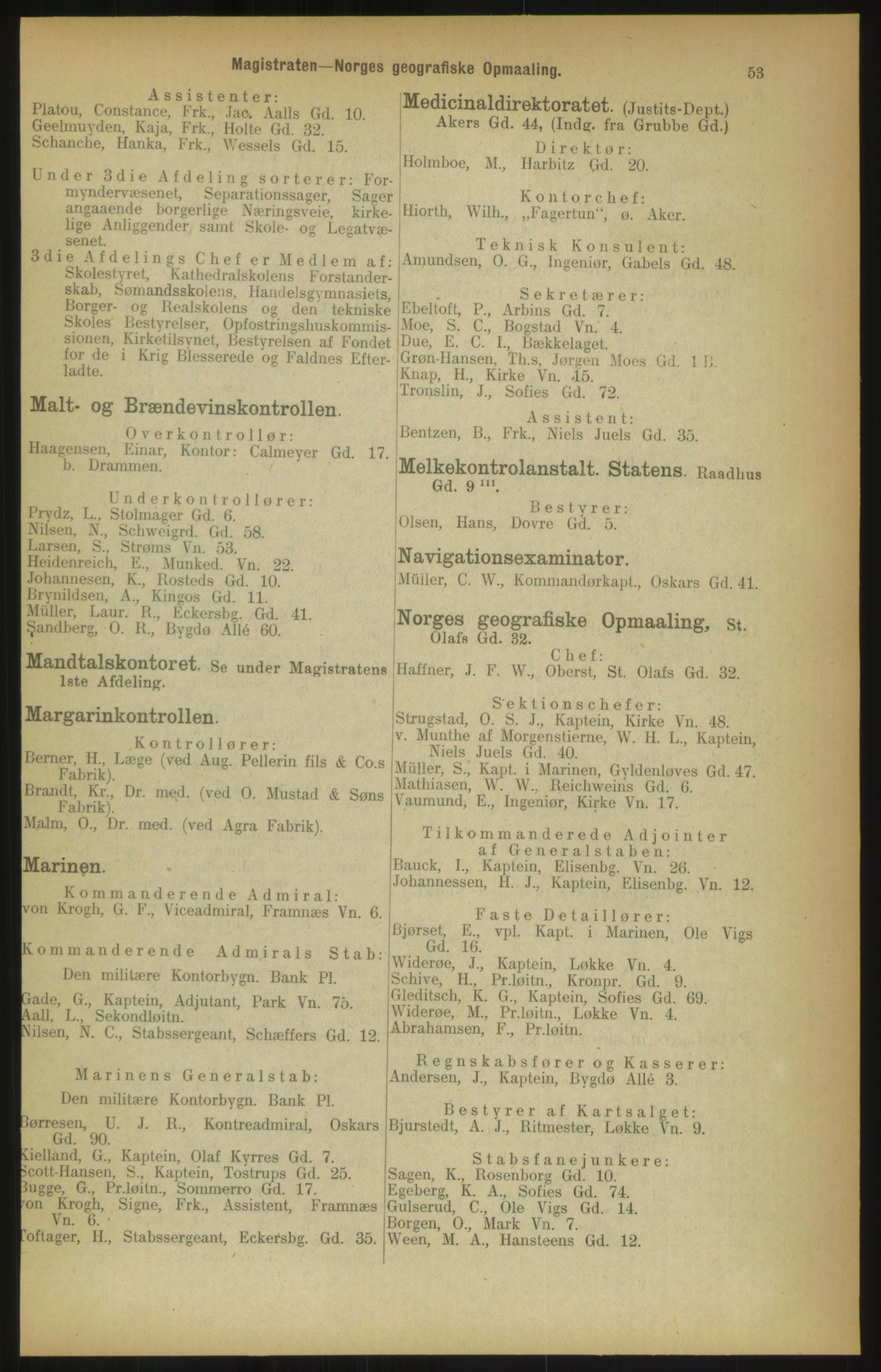 Kristiania/Oslo adressebok, PUBL/-, 1900, p. 53