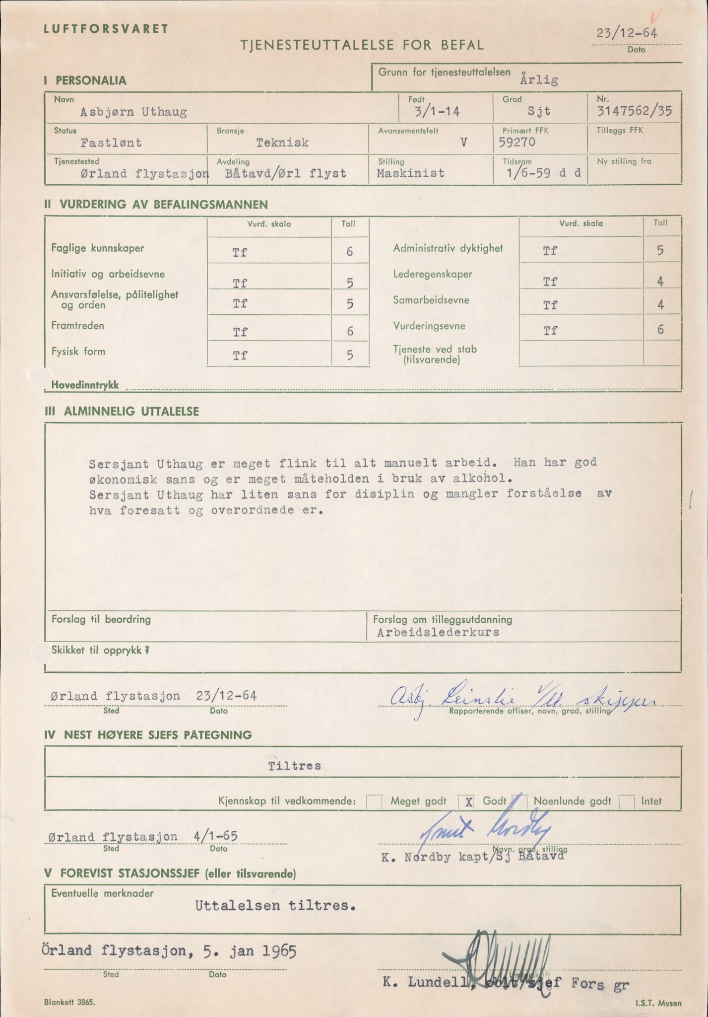 Forsvaret, Forsvarets overkommando/Luftforsvarsstaben, AV/RA-RAFA-4079/P/Pa/L0038: Personellpapirer, 1914, p. 322