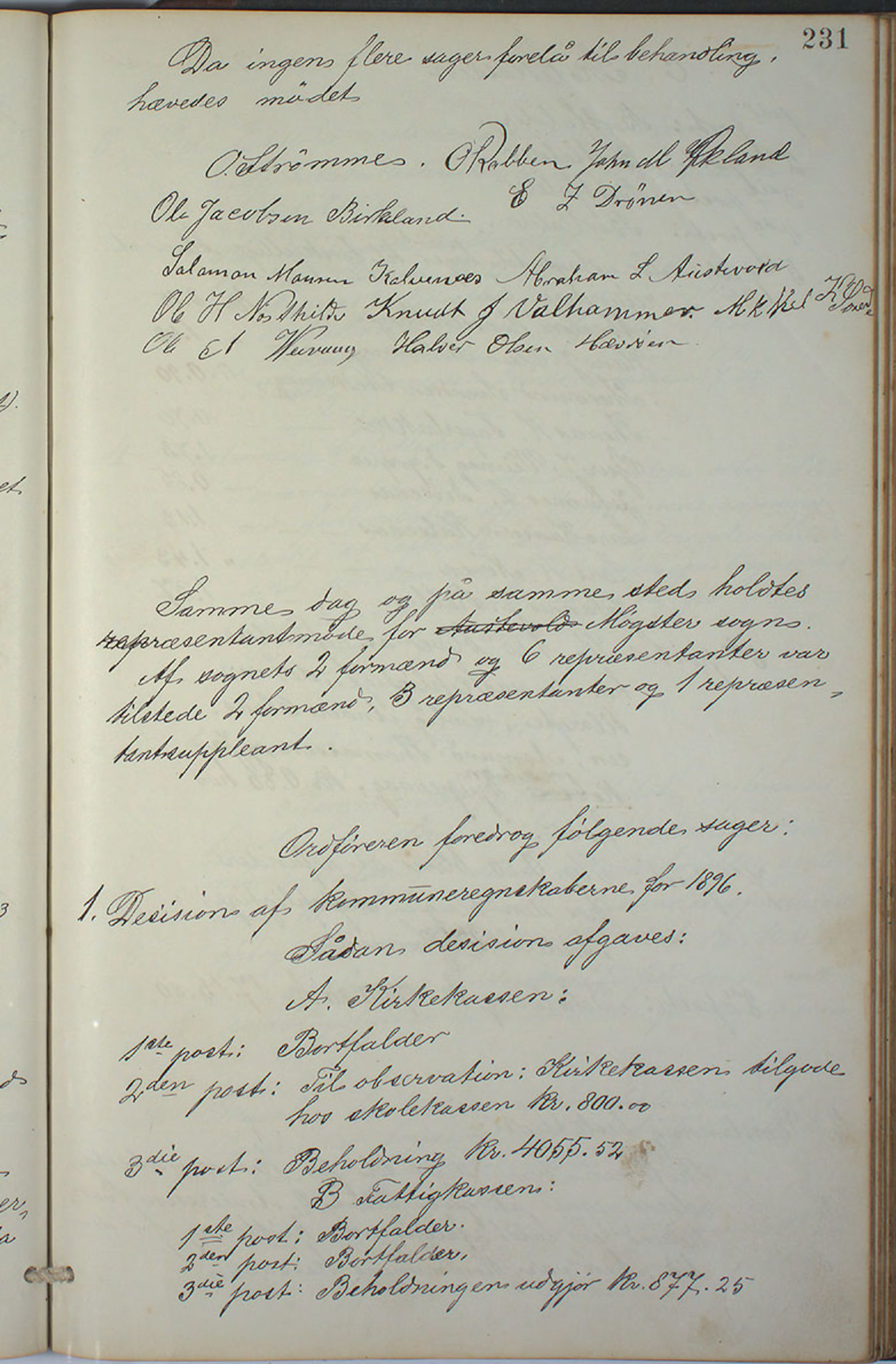 Austevoll kommune. Formannskapet, IKAH/1244-021/A/Aa/L0001: Forhandlingsprotokoll for heradstyret, 1886-1900, p. 460