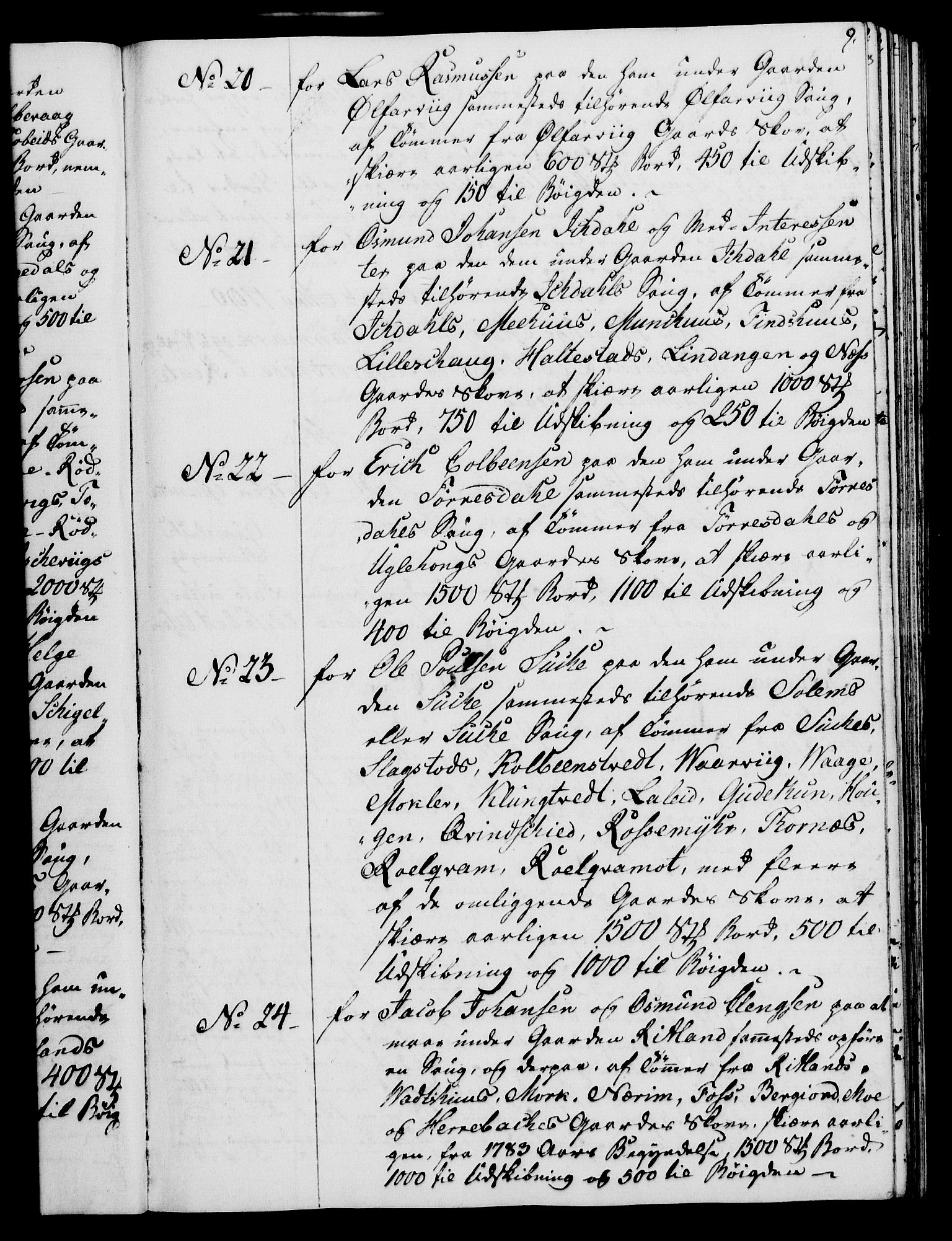 Rentekammeret, Kammerkanselliet, AV/RA-EA-3111/G/Gg/Gga/L0015: Norsk ekspedisjonsprotokoll med register (merket RK 53.15), 1790-1791, p. 9