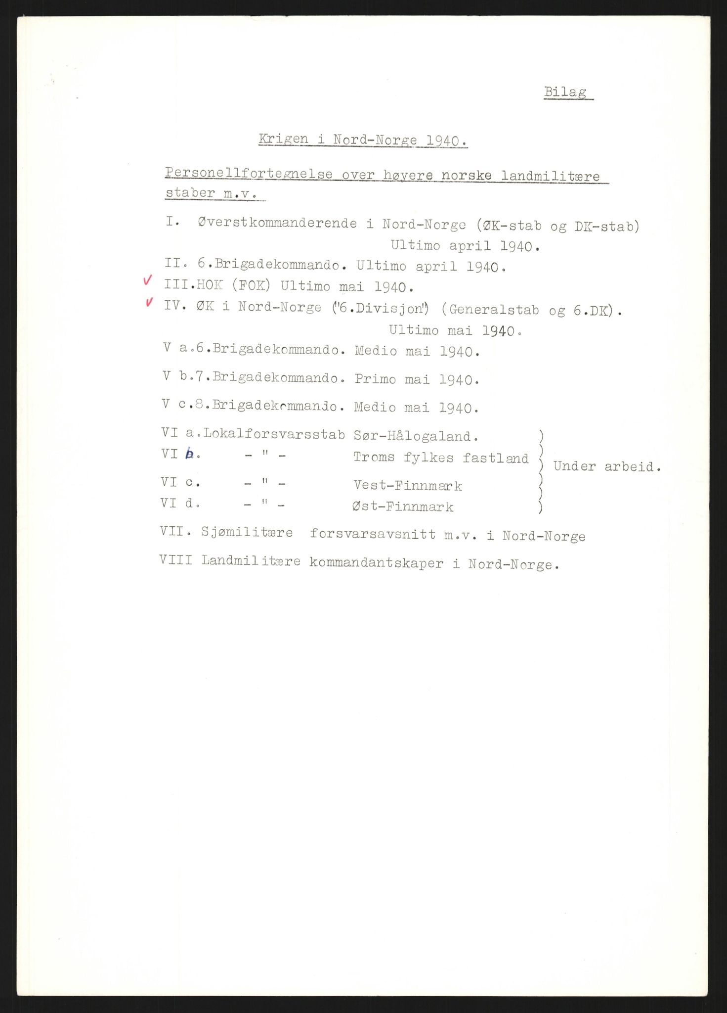 Forsvaret, Forsvarets krigshistoriske avdeling, AV/RA-RAFA-2017/Y/Yb/L0132: II-C-11-600  -  6. Divisjon / 6. Distriktskommando, 1940-1960, p. 35