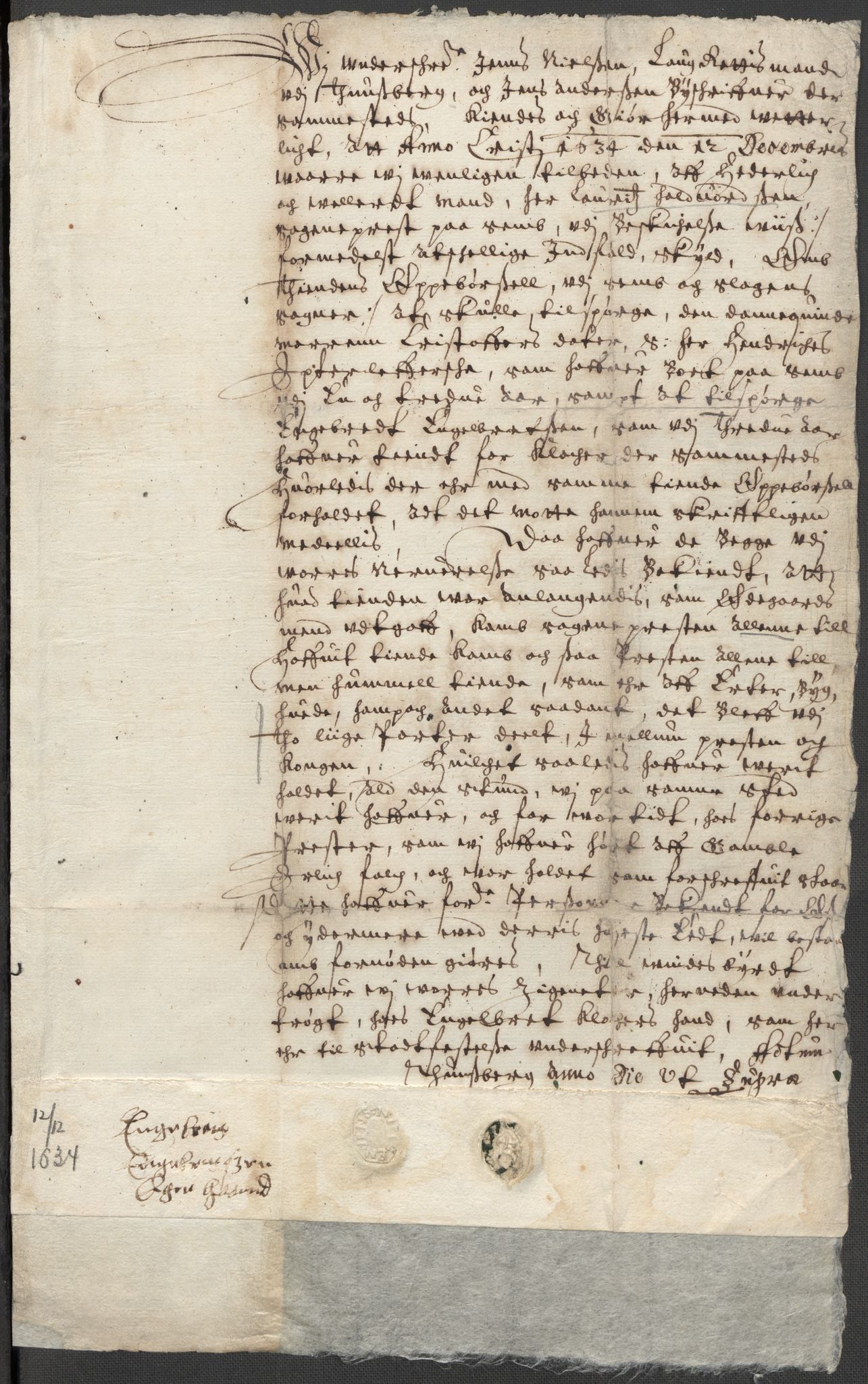 Riksarkivets diplomsamling, AV/RA-EA-5965/F15/L0024: Prestearkiv - Vestfold, 1619-1681, p. 72