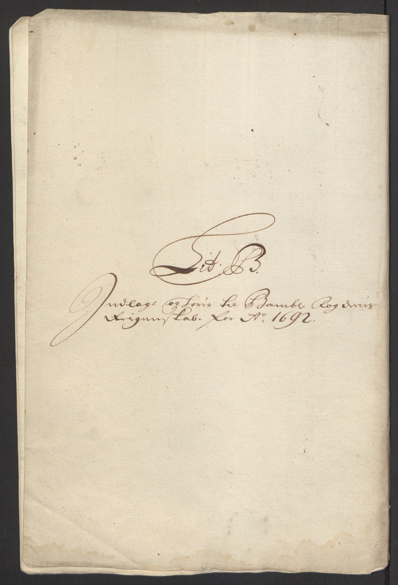 Rentekammeret inntil 1814, Reviderte regnskaper, Fogderegnskap, AV/RA-EA-4092/R34/L2052: Fogderegnskap Bamble, 1692-1693, p. 32