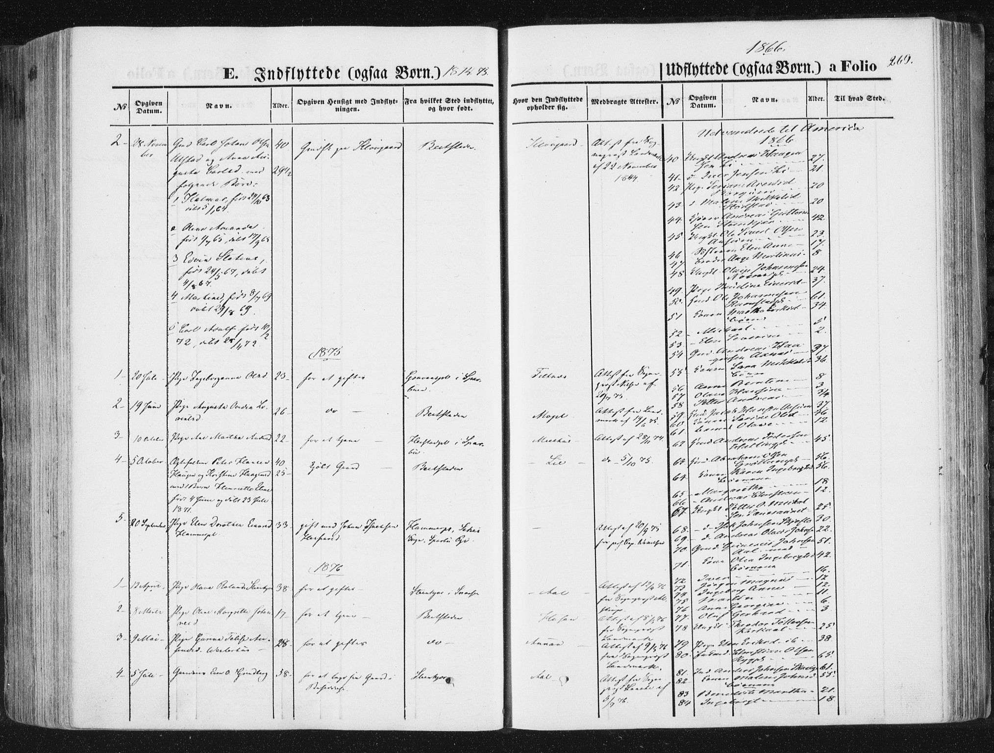 Ministerialprotokoller, klokkerbøker og fødselsregistre - Nord-Trøndelag, SAT/A-1458/746/L0447: Parish register (official) no. 746A06, 1860-1877, p. 269
