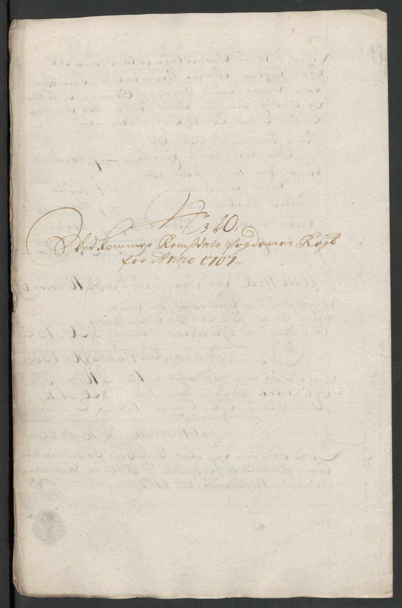 Rentekammeret inntil 1814, Reviderte regnskaper, Fogderegnskap, RA/EA-4092/R55/L3658: Fogderegnskap Romsdal, 1707-1708, p. 99