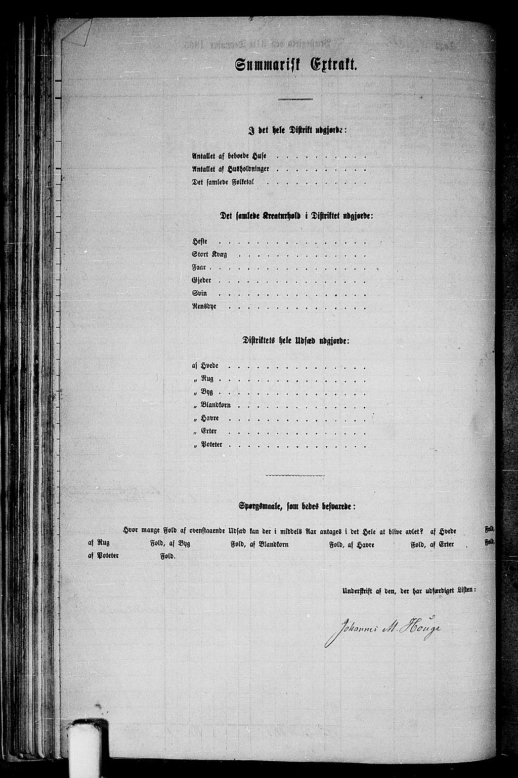 RA, 1865 census for Haus, 1865, p. 69