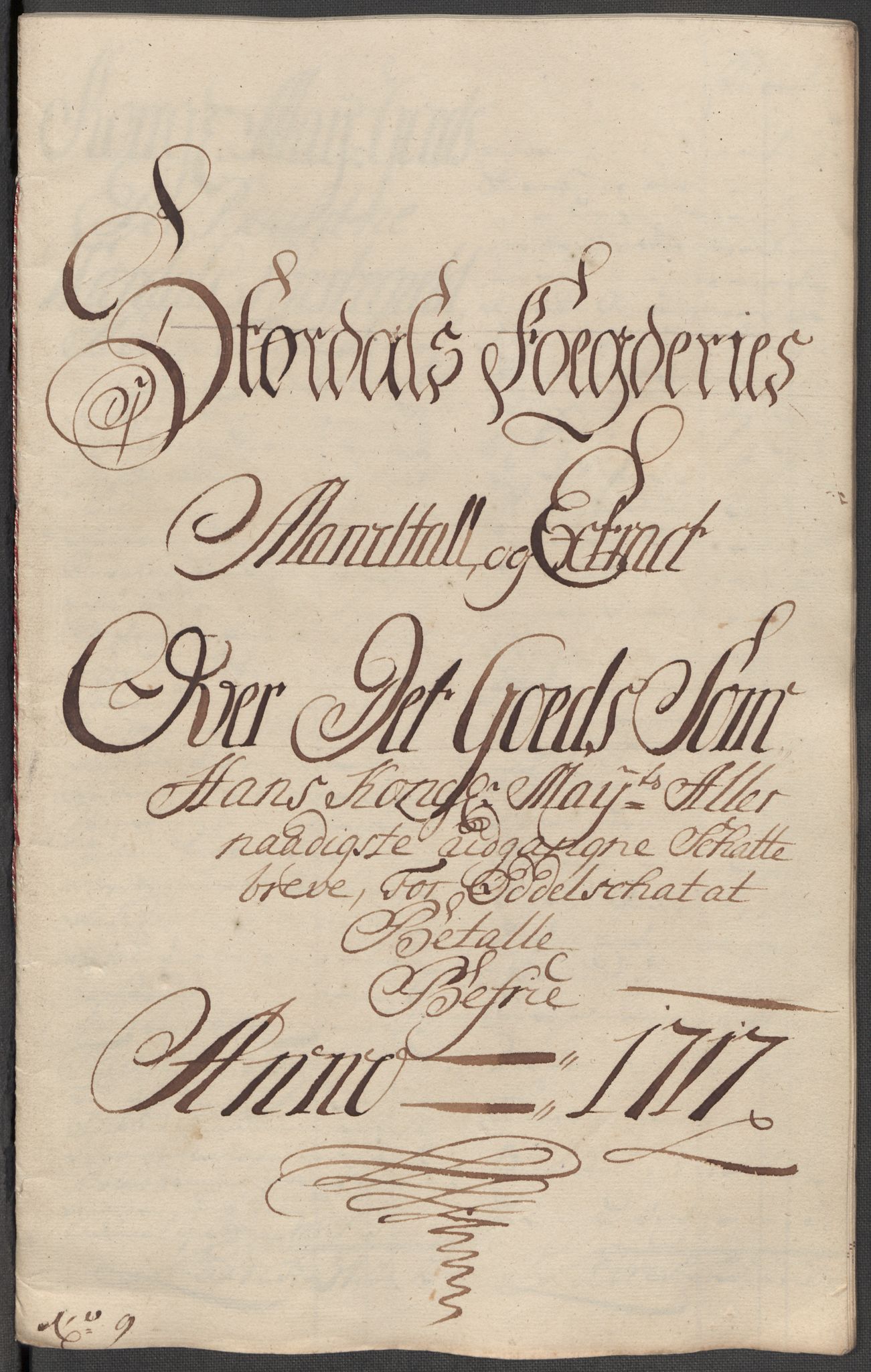 Rentekammeret inntil 1814, Reviderte regnskaper, Fogderegnskap, AV/RA-EA-4092/R62/L4207: Fogderegnskap Stjørdal og Verdal, 1717, p. 263