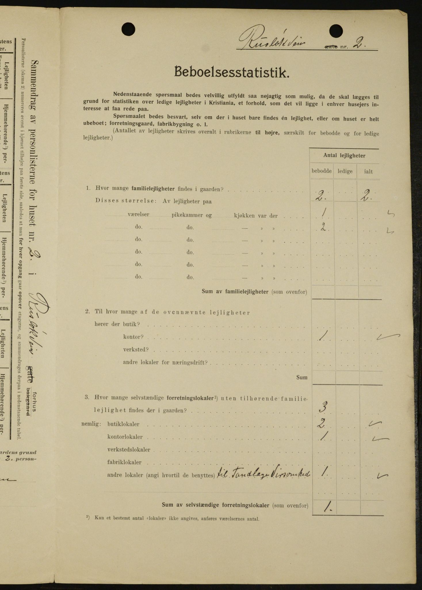 OBA, Municipal Census 1909 for Kristiania, 1909, p. 76839