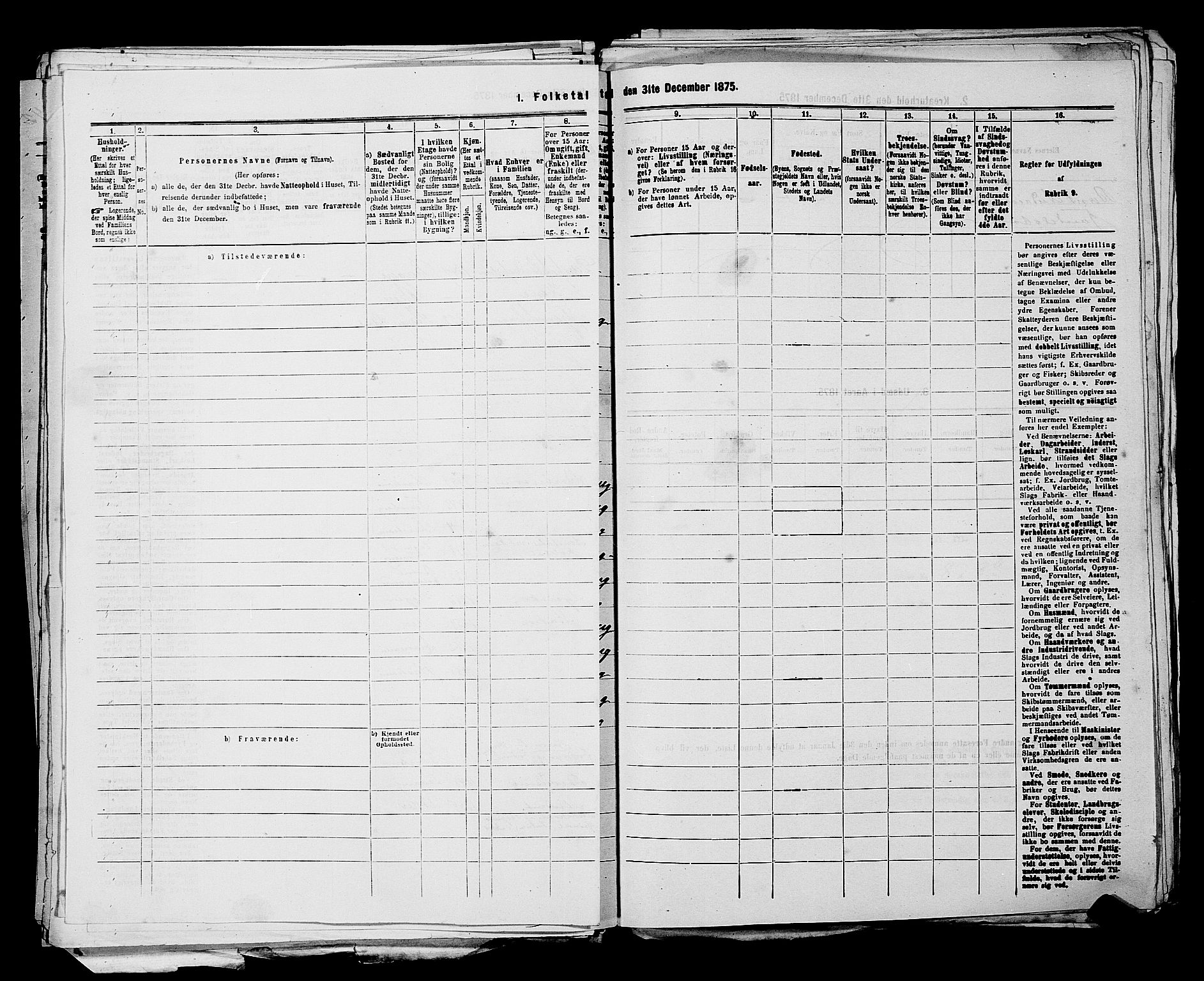 RA, 1875 census for 0301 Kristiania, 1875, p. 1305