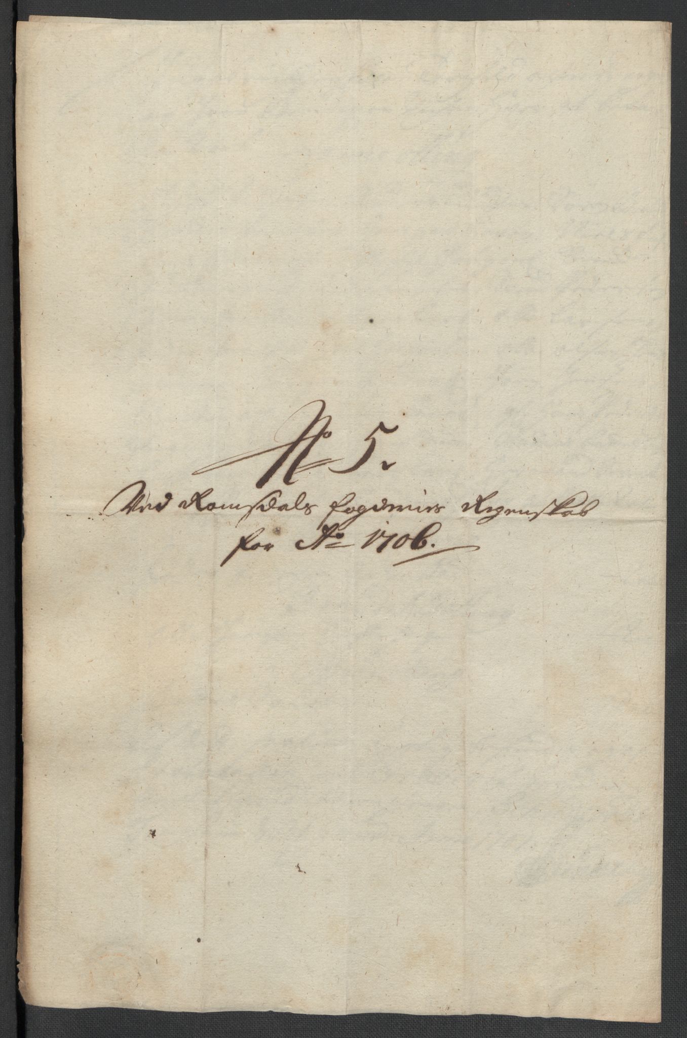 Rentekammeret inntil 1814, Reviderte regnskaper, Fogderegnskap, AV/RA-EA-4092/R55/L3657: Fogderegnskap Romsdal, 1706, p. 86