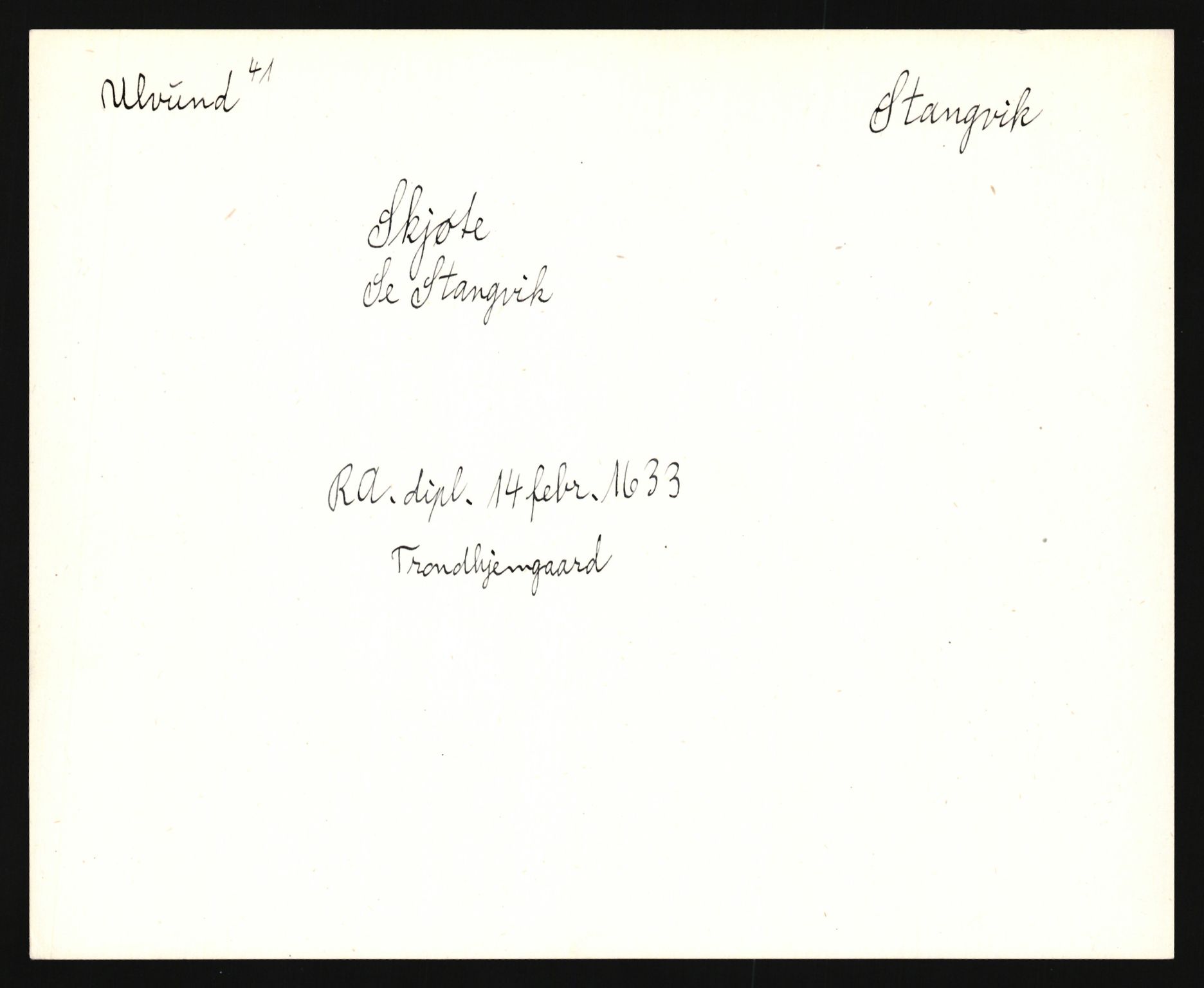 Riksarkivets diplomsamling, AV/RA-EA-5965/F35/F35e/L0031: Registreringssedler Møre og Romsdal, 1400-1700, p. 679