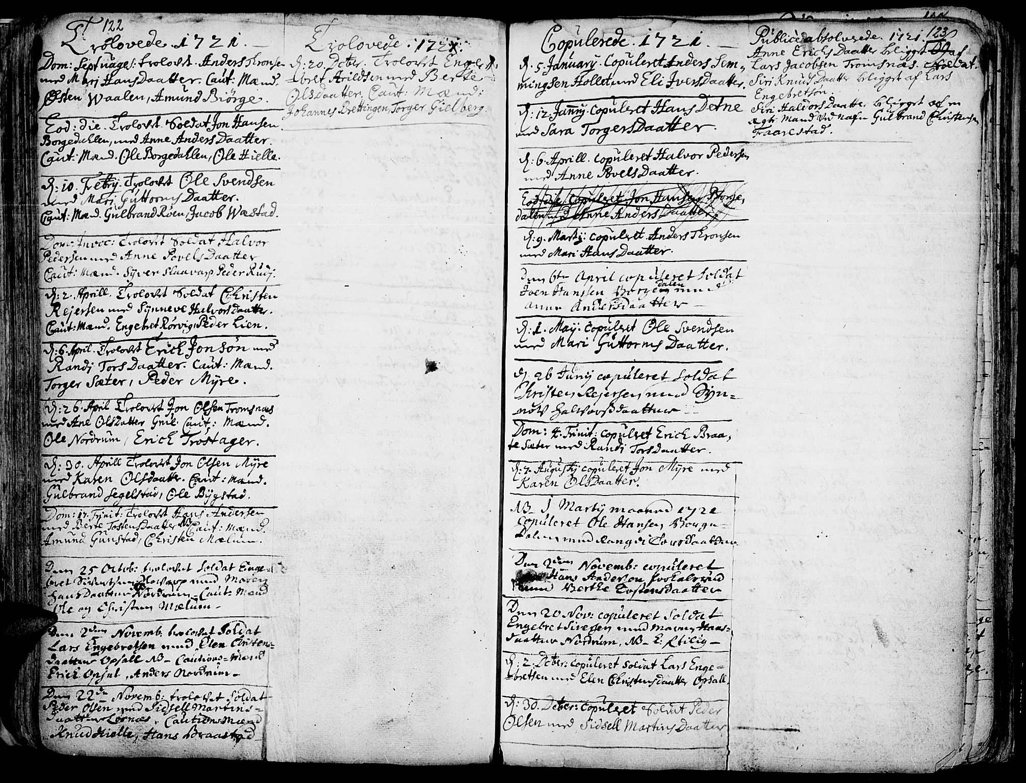 Ringebu prestekontor, SAH/PREST-082/H/Ha/Haa/L0001: Parish register (official) no. 1, 1696-1733, p. 122-123