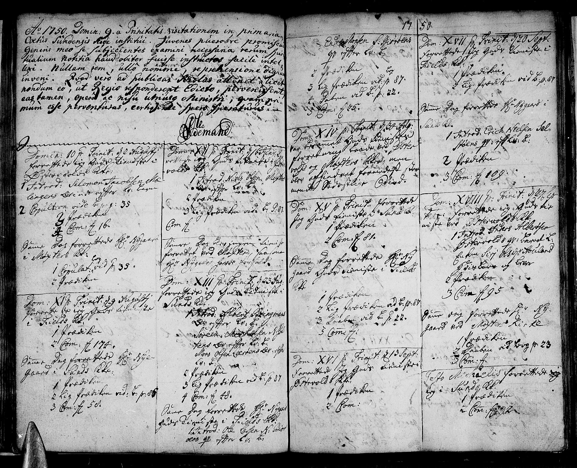 Sund sokneprestembete, SAB/A-99930: Parish register (official) no. A 3, 1740-1769