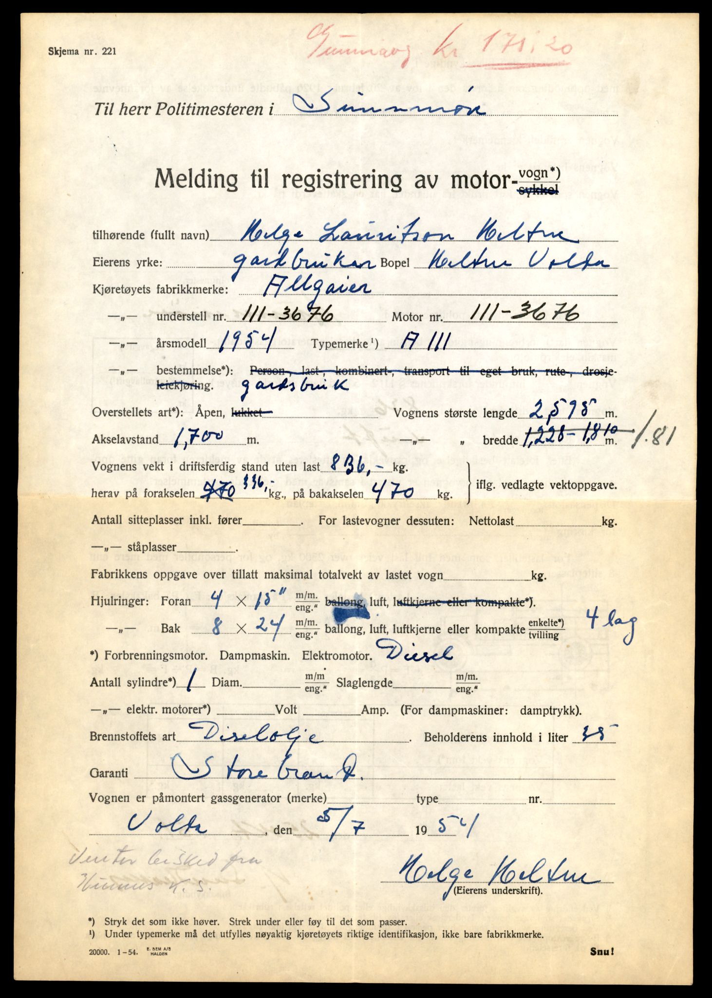 Møre og Romsdal vegkontor - Ålesund trafikkstasjon, SAT/A-4099/F/Fe/L0033: Registreringskort for kjøretøy T 12151 - T 12474, 1927-1998, p. 3653