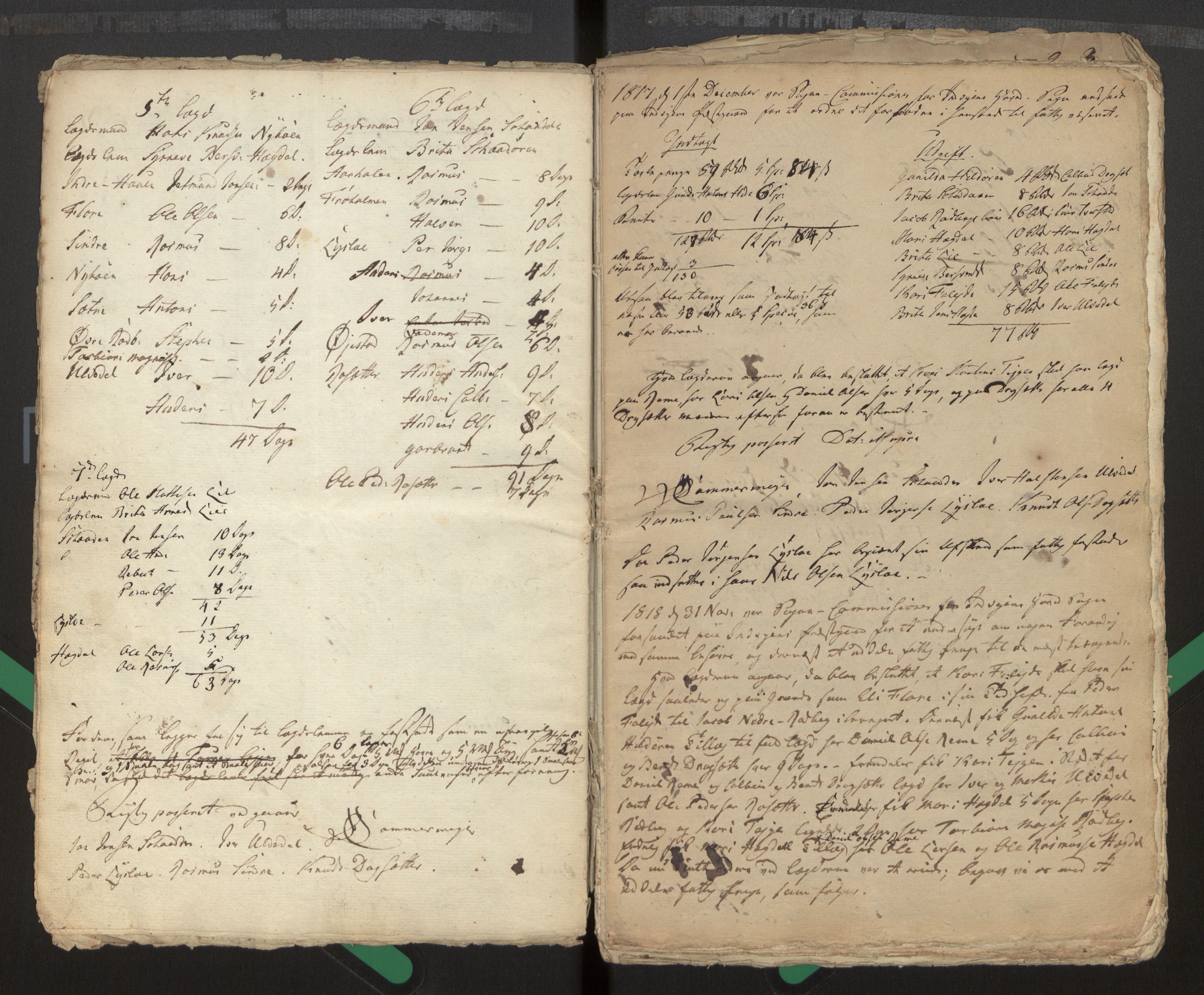 Innvik sokneprestembete, AV/SAB-A-80501/J/Jc/L0001: Forhandlingsprotokoll Innvik fattigkommisjon, 1794-1844