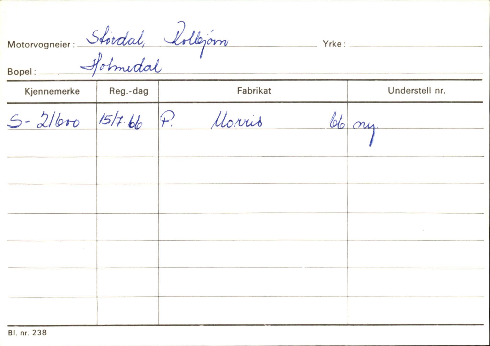 Statens vegvesen, Sogn og Fjordane vegkontor, SAB/A-5301/4/F/L0126: Eigarregister Fjaler M-Å. Leikanger A-Å, 1945-1975, p. 371