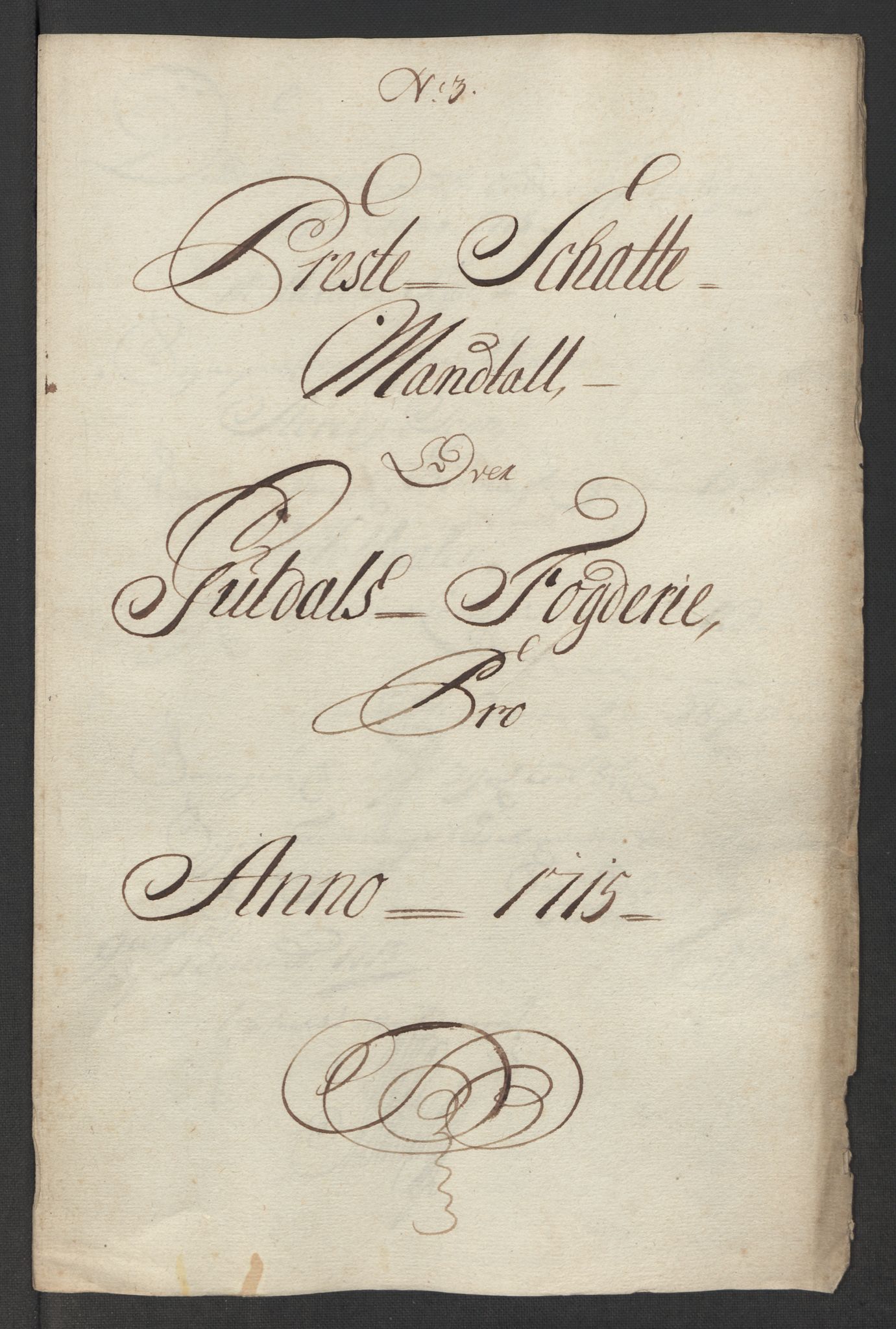 Rentekammeret inntil 1814, Reviderte regnskaper, Fogderegnskap, AV/RA-EA-4092/R60/L3966: Fogderegnskap Orkdal og Gauldal, 1715, p. 300