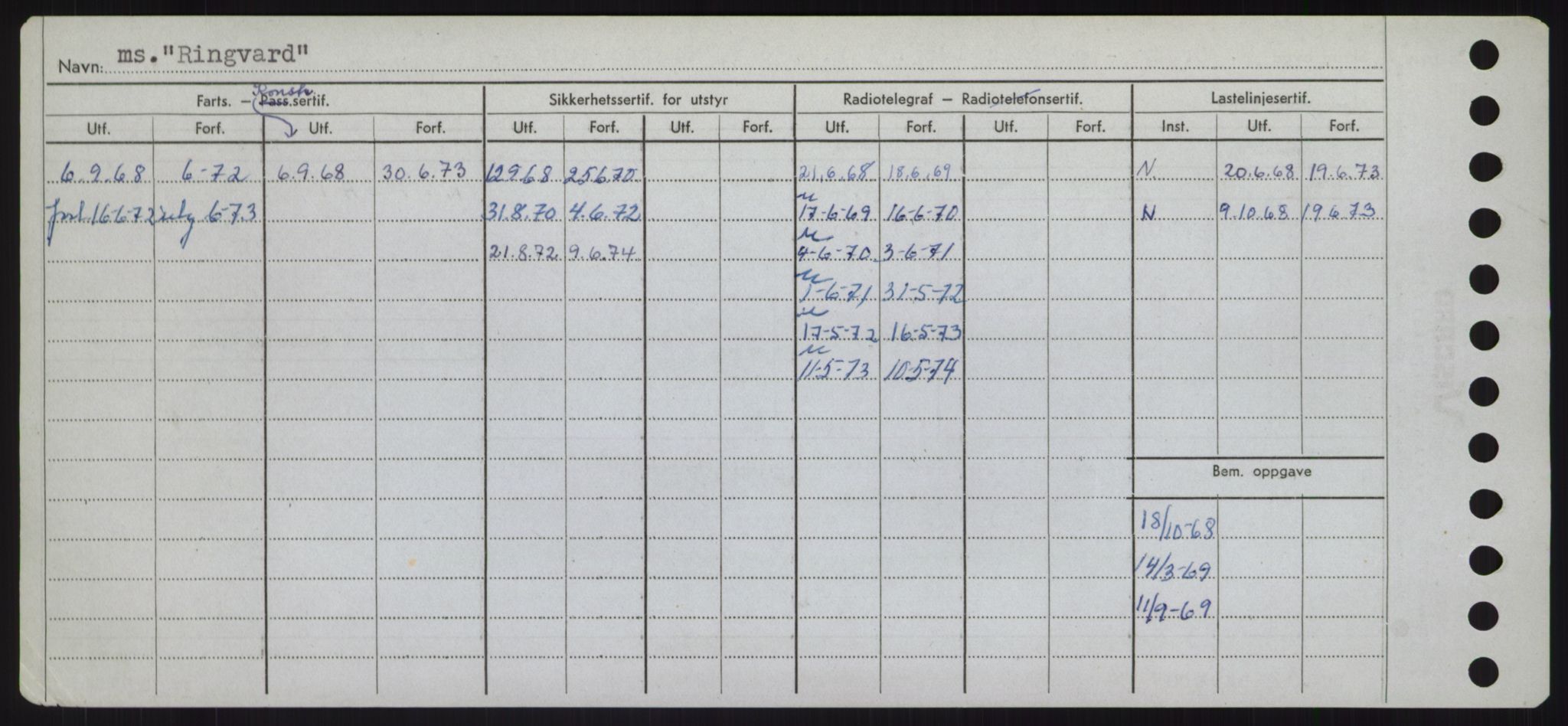 Sjøfartsdirektoratet med forløpere, Skipsmålingen, RA/S-1627/H/Hd/L0030: Fartøy, Q-Riv, p. 596