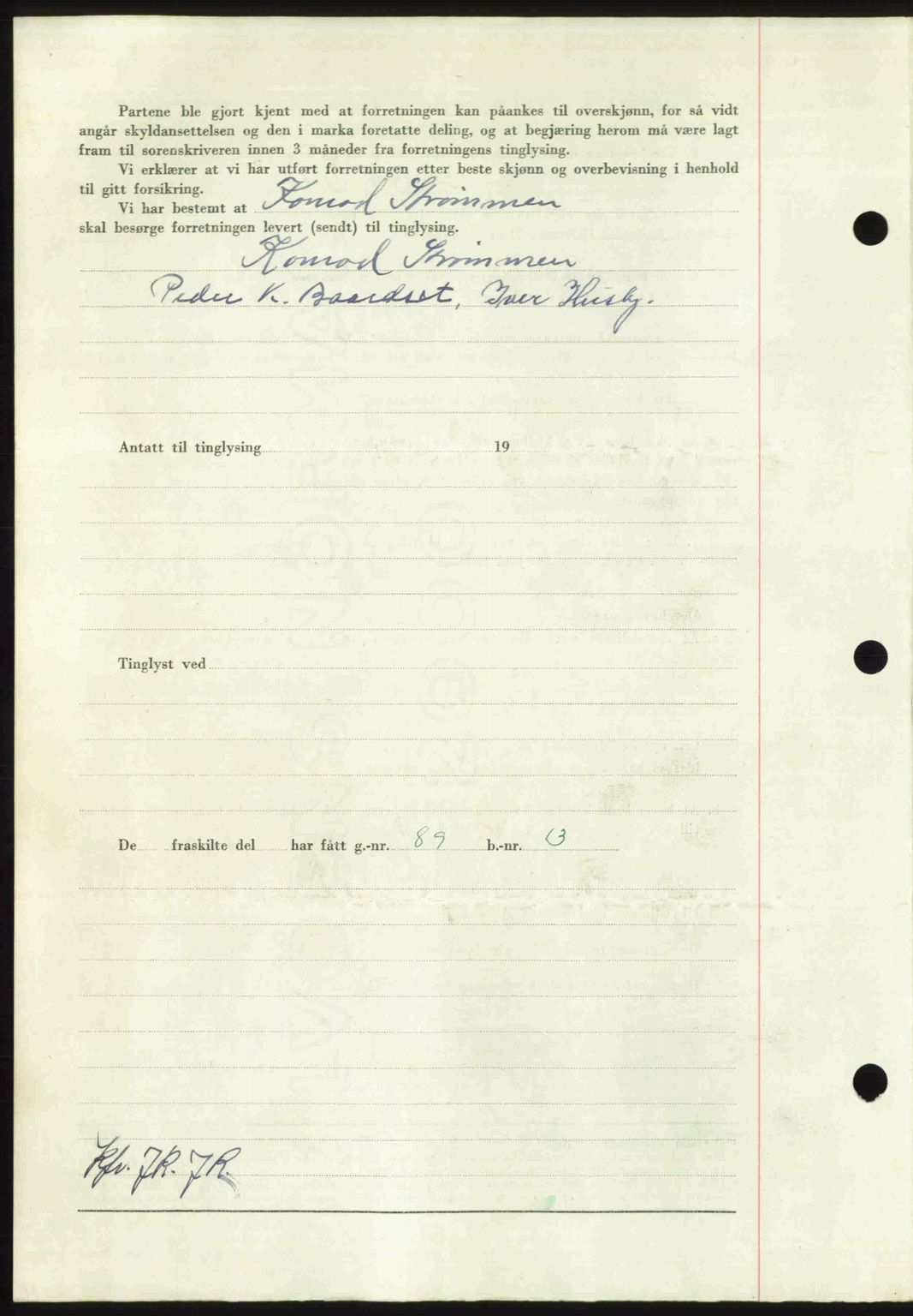 Nordmøre sorenskriveri, AV/SAT-A-4132/1/2/2Ca: Mortgage book no. A117, 1950-1950, Diary no: : 4127/1950