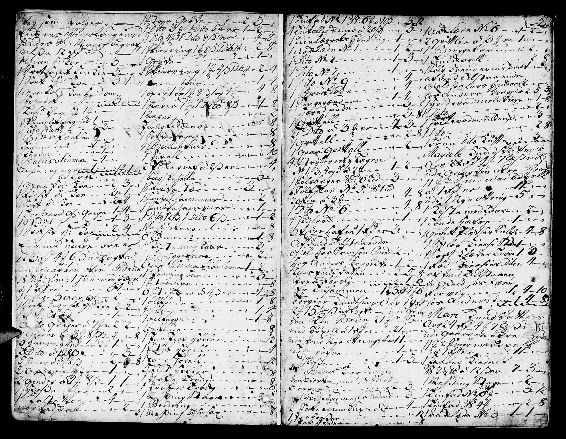 Sunnhordland sorenskrivar, AV/SAB-A-2401/1/H/Ha/Haa/L0006: Skifteprotokollar. Register på lesesal. Fol. 1061- ut, 1743-1749, p. 1b-2a