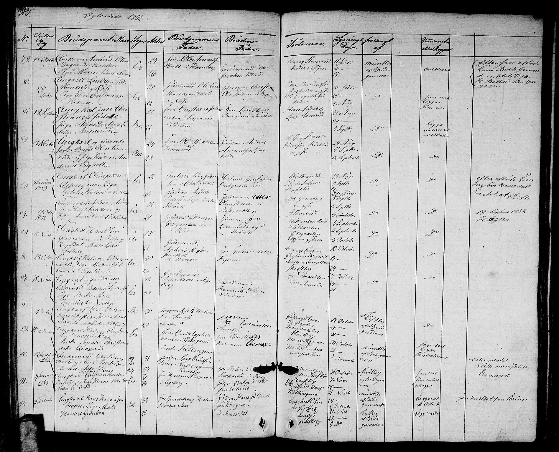 Aurskog prestekontor Kirkebøker, SAO/A-10304a/G/Ga/L0002: Parish register (copy) no. I 2, 1829-1857, p. 313