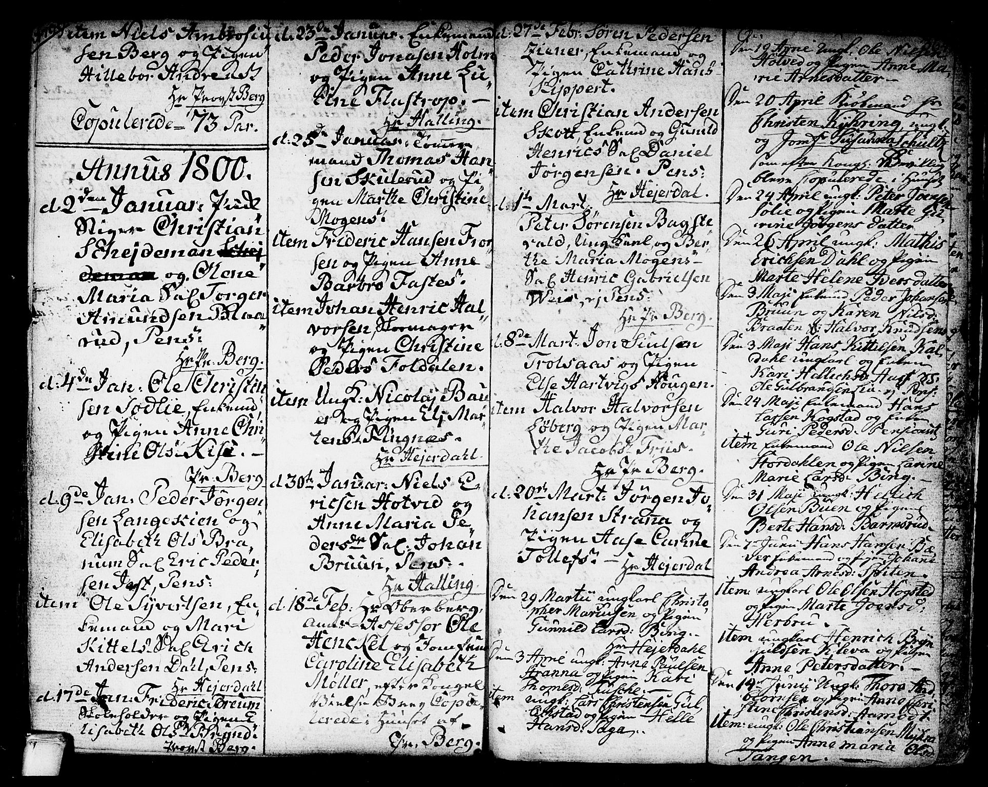 Kongsberg kirkebøker, SAKO/A-22/F/Fa/L0007: Parish register (official) no. I 7, 1795-1816, p. 364