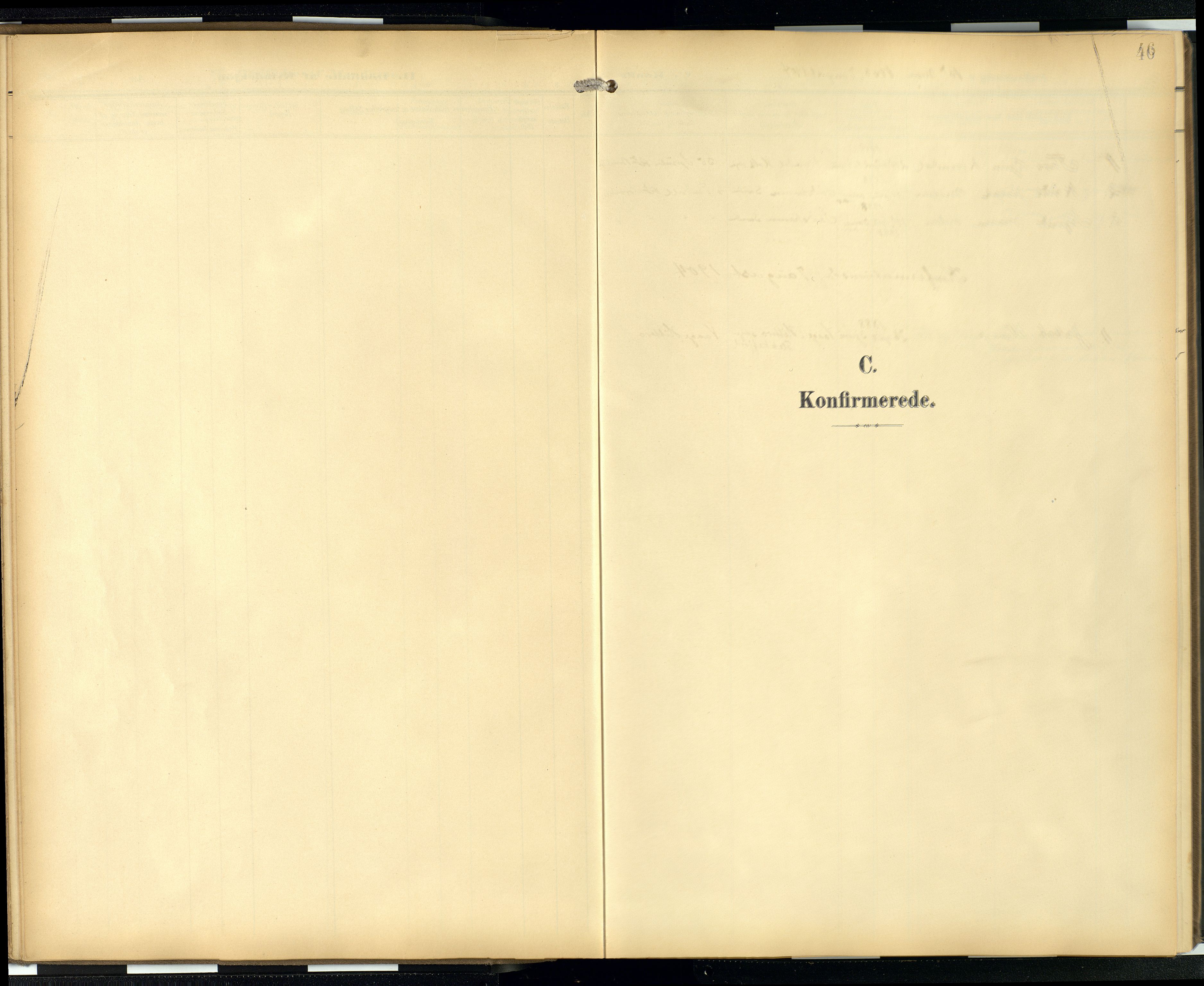  Den norske sjømannsmisjon i utlandet/London m/bistasjoner, SAB/SAB/PA-0103/H/Ha/L0003: Parish register (official) no. A 3, 1903-1934, p. 45b-46a