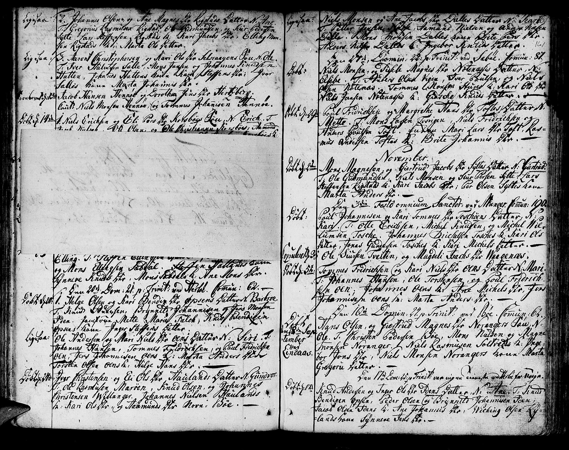 Manger sokneprestembete, AV/SAB-A-76801/H/Haa: Parish register (official) no. A 1, 1759-1791, p. 161