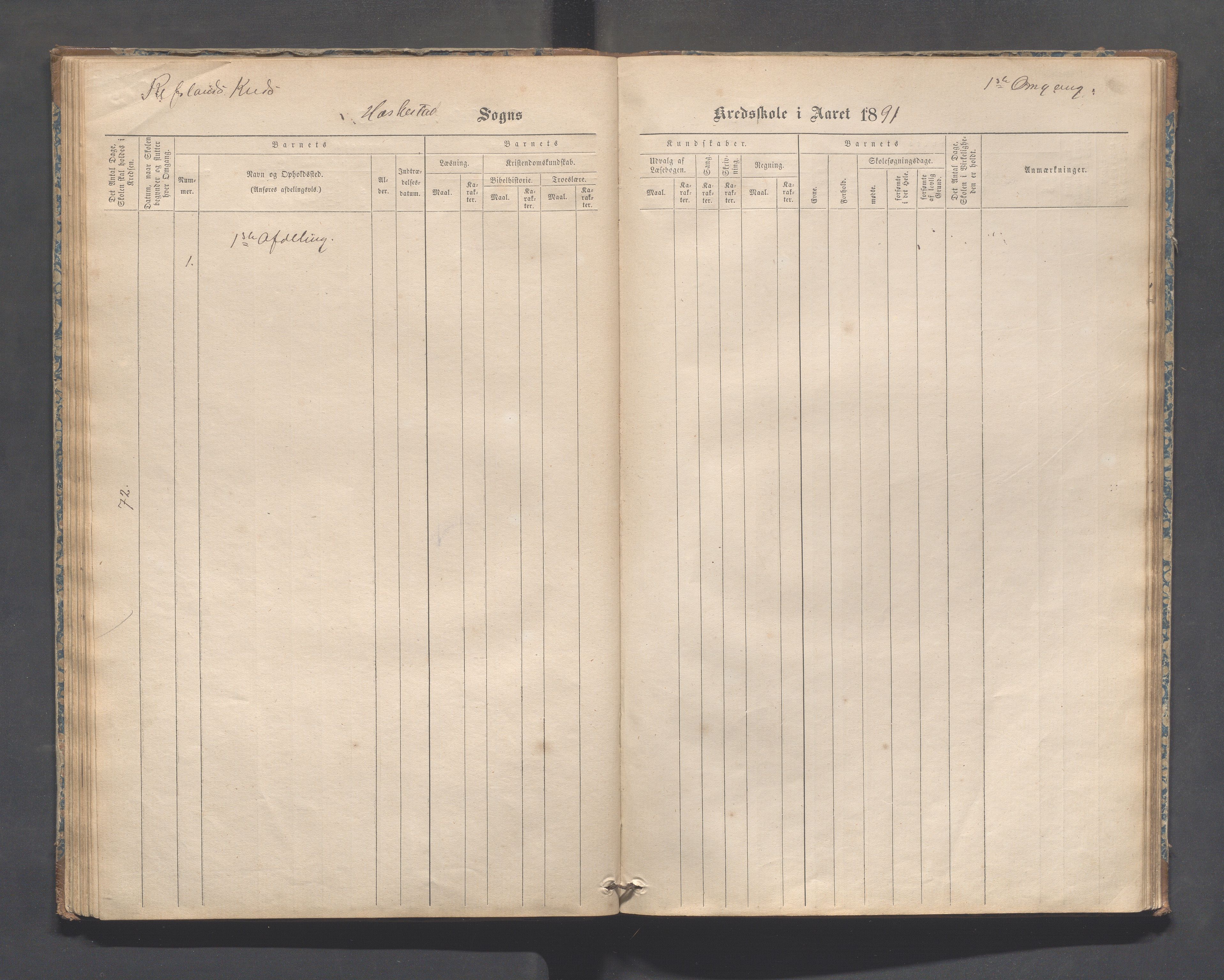 Heskestad kommune - Refsland skolekrets, IKAR/K-101746/H/L0001: Skoleprotokoll - Refsland og Eide, 1870-1892, p. 48