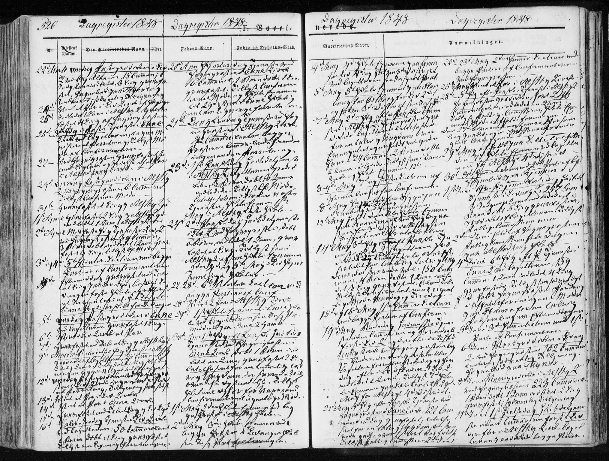 Ministerialprotokoller, klokkerbøker og fødselsregistre - Nord-Trøndelag, SAT/A-1458/717/L0154: Parish register (official) no. 717A06 /1, 1836-1849, p. 526