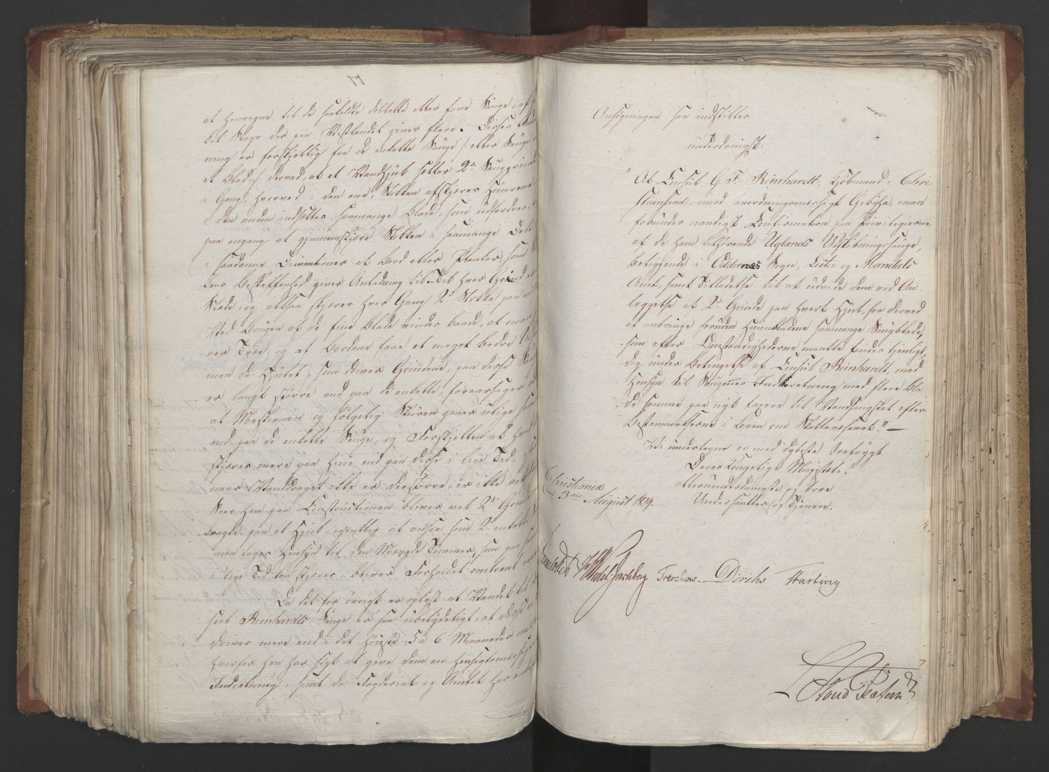 Statsrådsavdelingen i Stockholm, AV/RA-S-1003/D/Da/L0019: Regjeringsinnstillinger nr. 3856-4052, 1819, p. 272