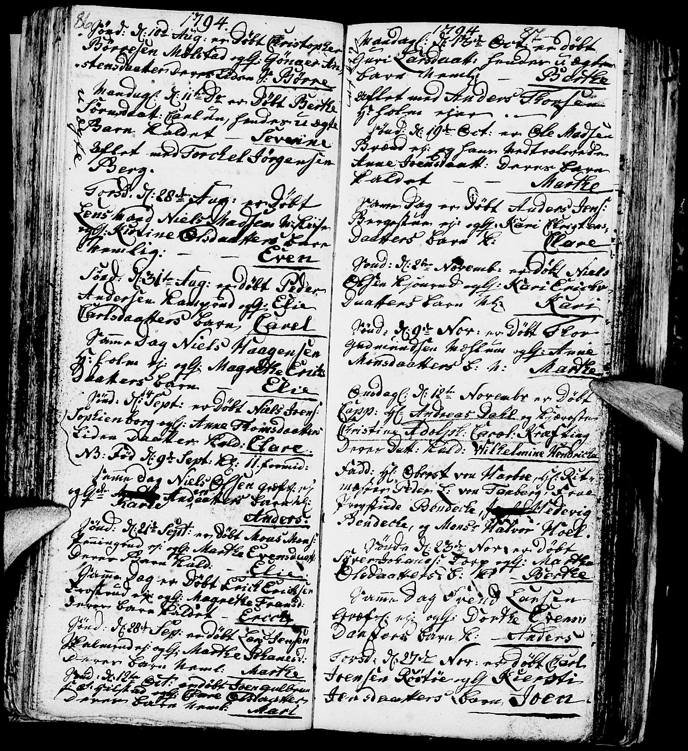 Nes prestekontor, Hedmark, AV/SAH-PREST-020/L/La/L0002: Parish register (copy) no. 2, 1785-1813, p. 86-87