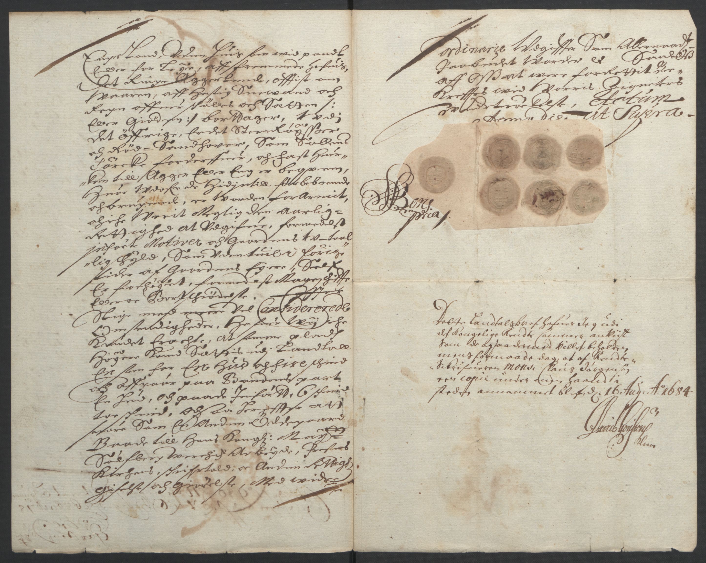 Rentekammeret inntil 1814, Reviderte regnskaper, Fogderegnskap, AV/RA-EA-4092/R24/L1572: Fogderegnskap Numedal og Sandsvær, 1679-1686, p. 346