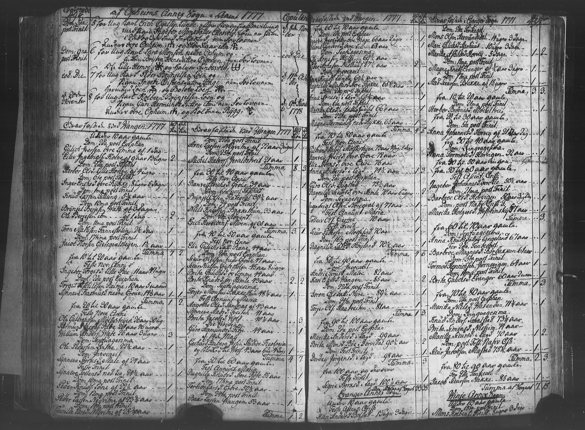 Voss sokneprestembete, SAB/A-79001/H/Haa: Parish register (official) no. A 8, 1752-1780, p. 494-495